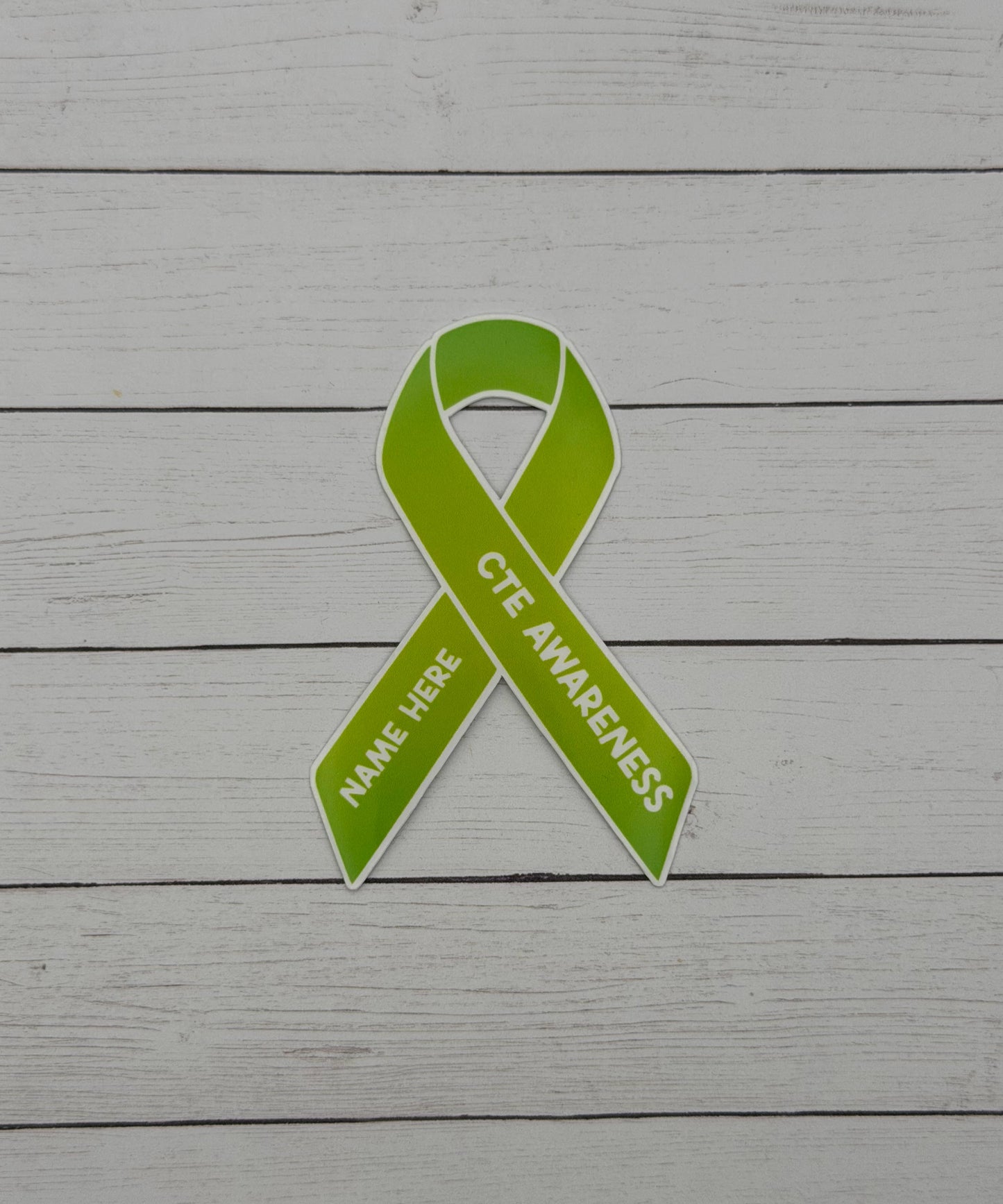 CTE Custom Awareness Ribbon Sticker