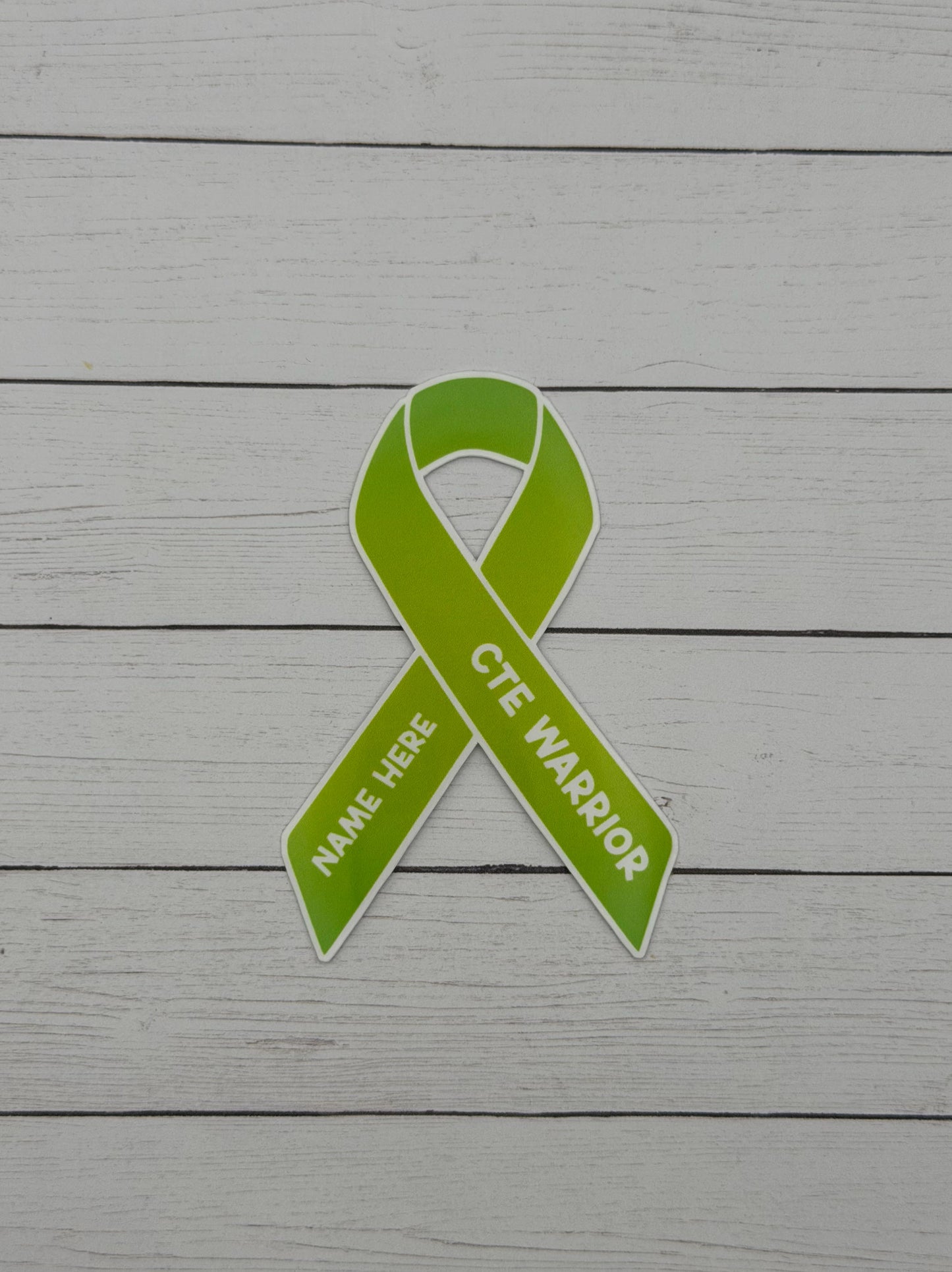 CTE Custom Warrior Ribbon Sticker