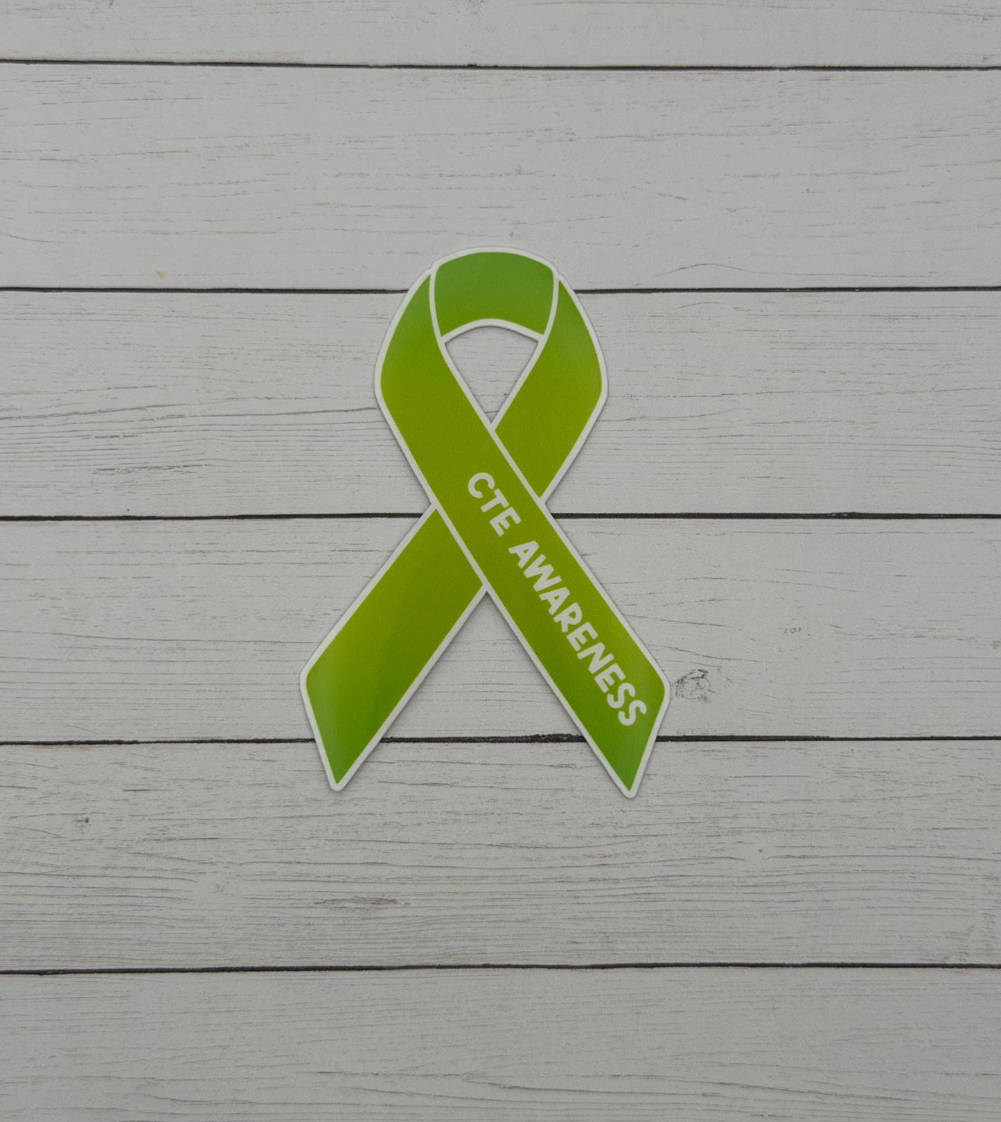 CTE Awareness Ribbon Sticker
