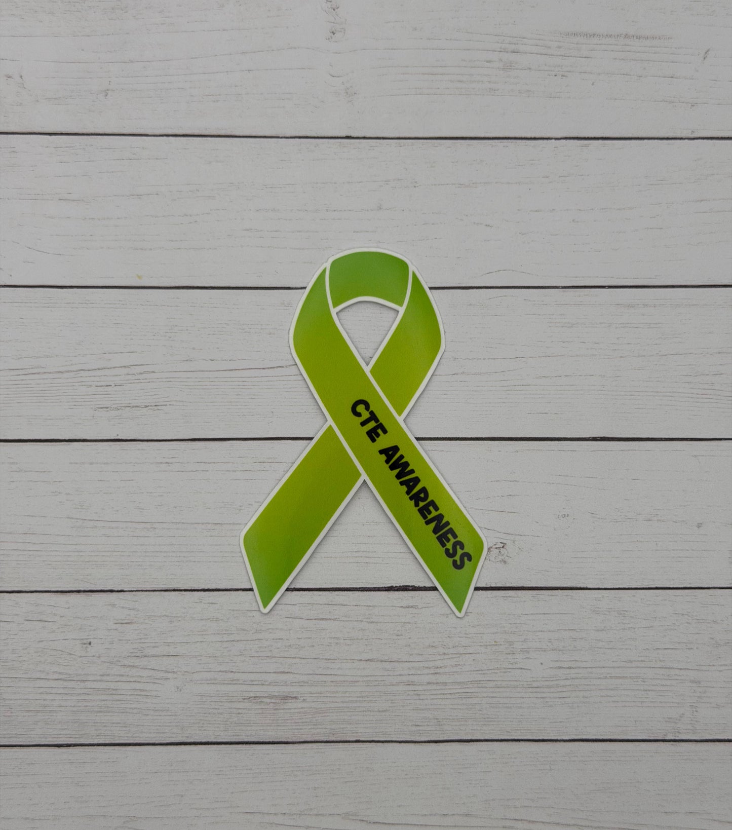 CTE Awareness Ribbon Sticker