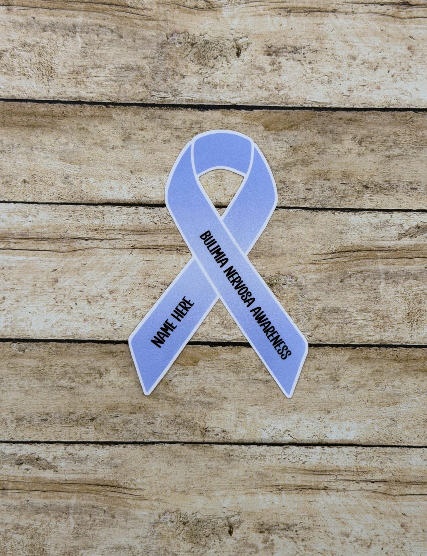 Bulimia Nervosa Awareness Custom Ribbon Sticker or Magnet