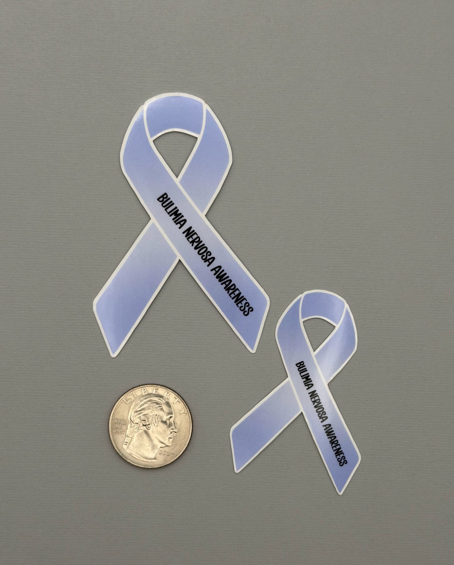 Bulimia Nervosa Awareness Ribbon Sticker or Magnet