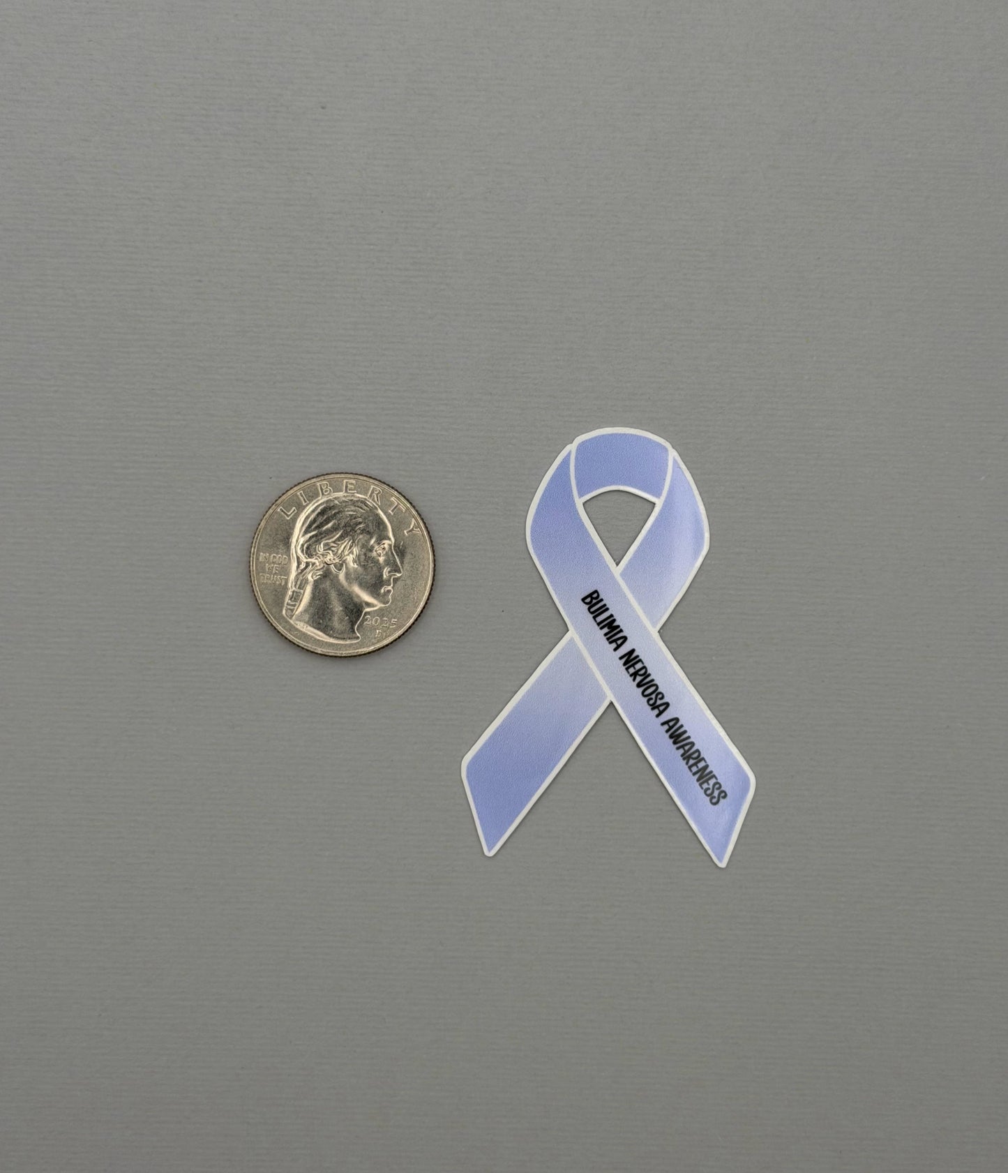 Bulimia Nervosa Awareness Ribbon Sticker or Magnet
