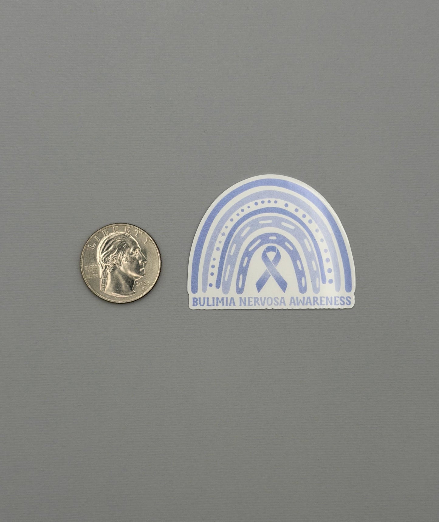 Bulimia Nervosa Awareness Rainbow Sticker or Magnet