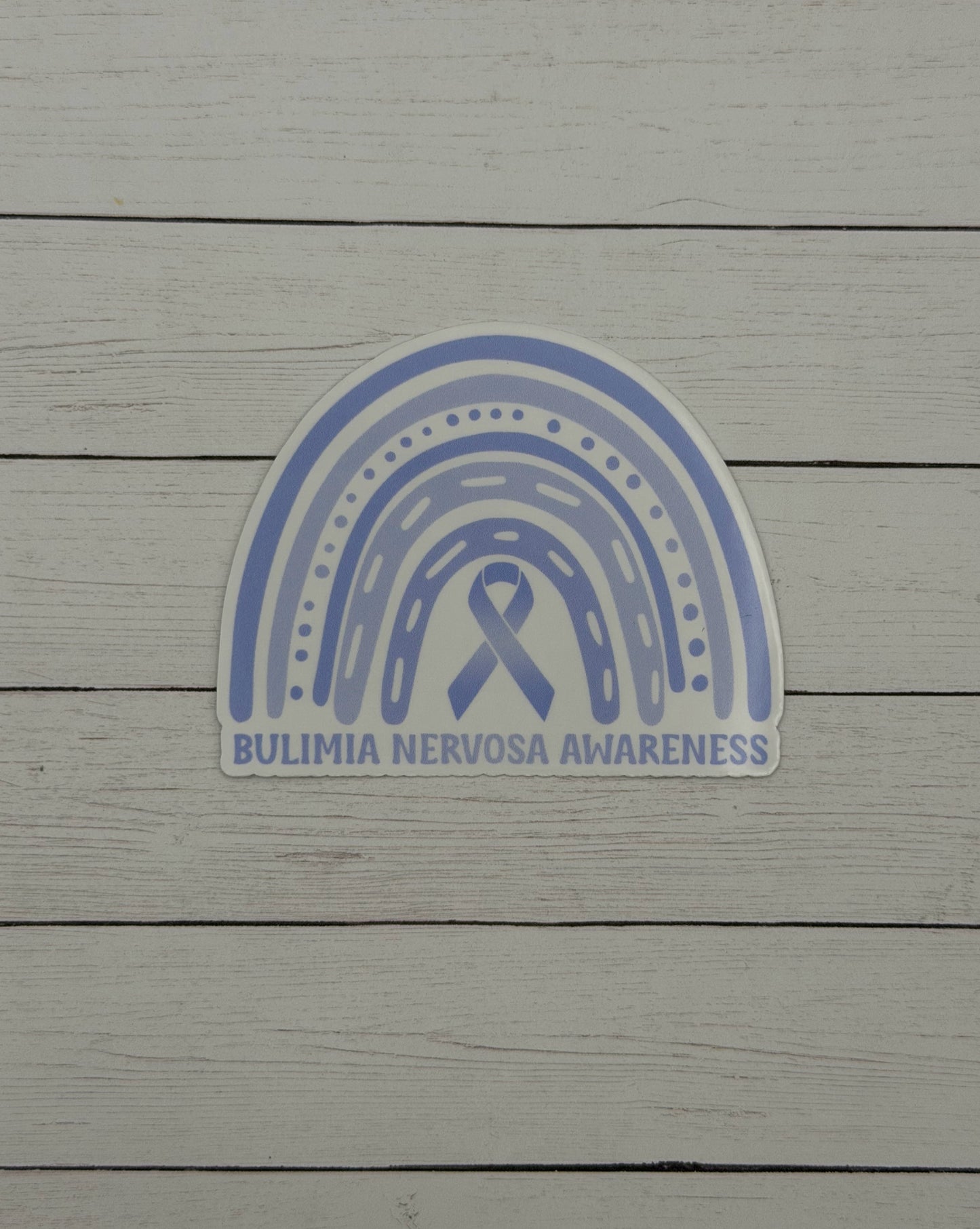 Bulimia Nervosa Awareness Rainbow Sticker or Magnet