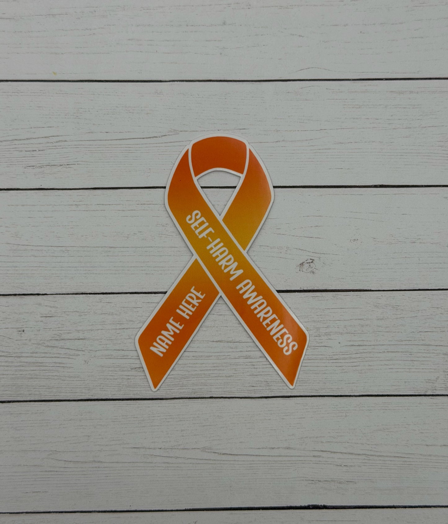 Self-Harm Awareness Custom Ribbon Sticker or Magnet