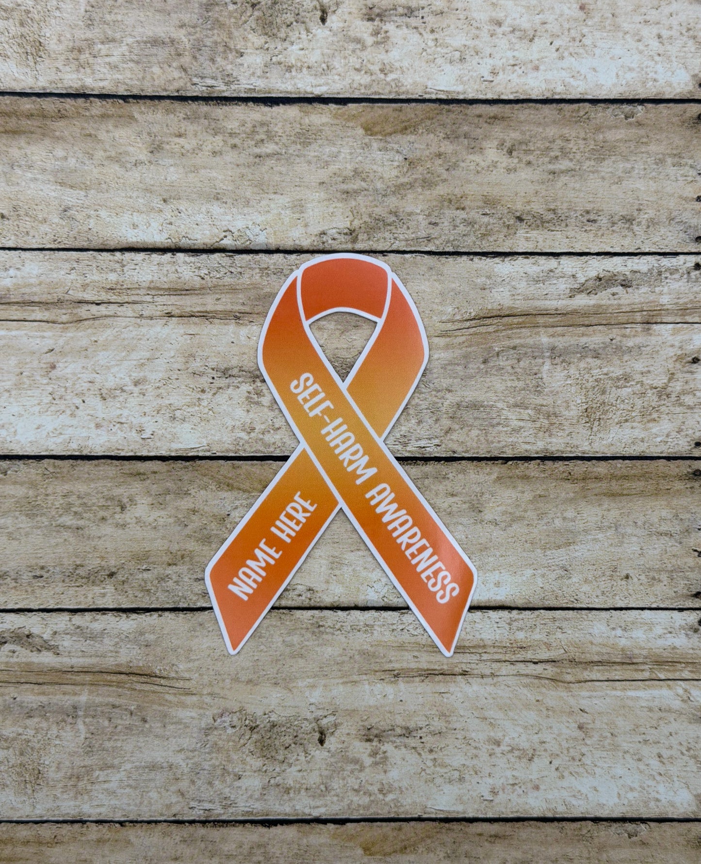 Self-Harm Awareness Custom Ribbon Sticker or Magnet