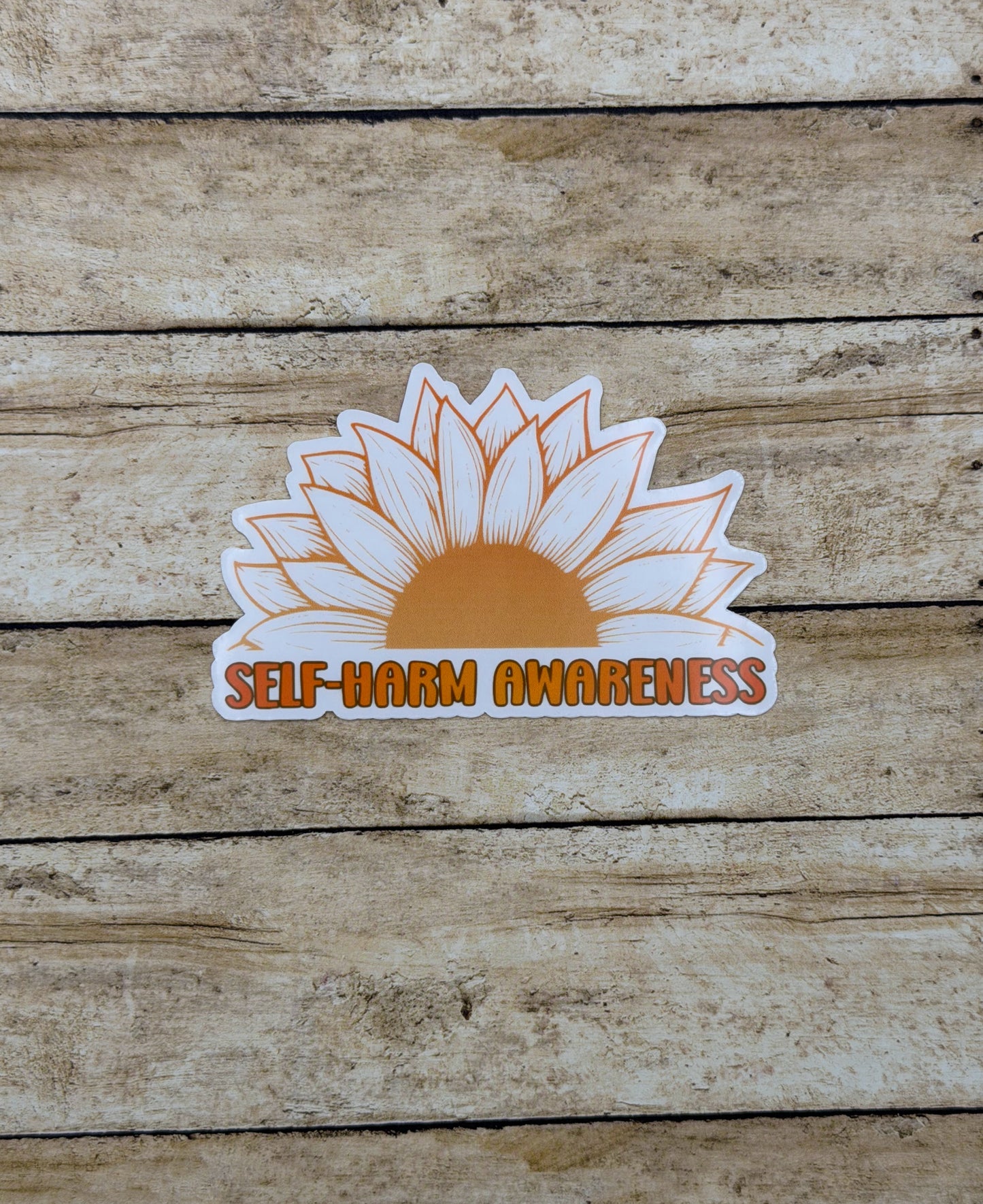 Self-Harm Awareness Sunflower Sticker or Magnet