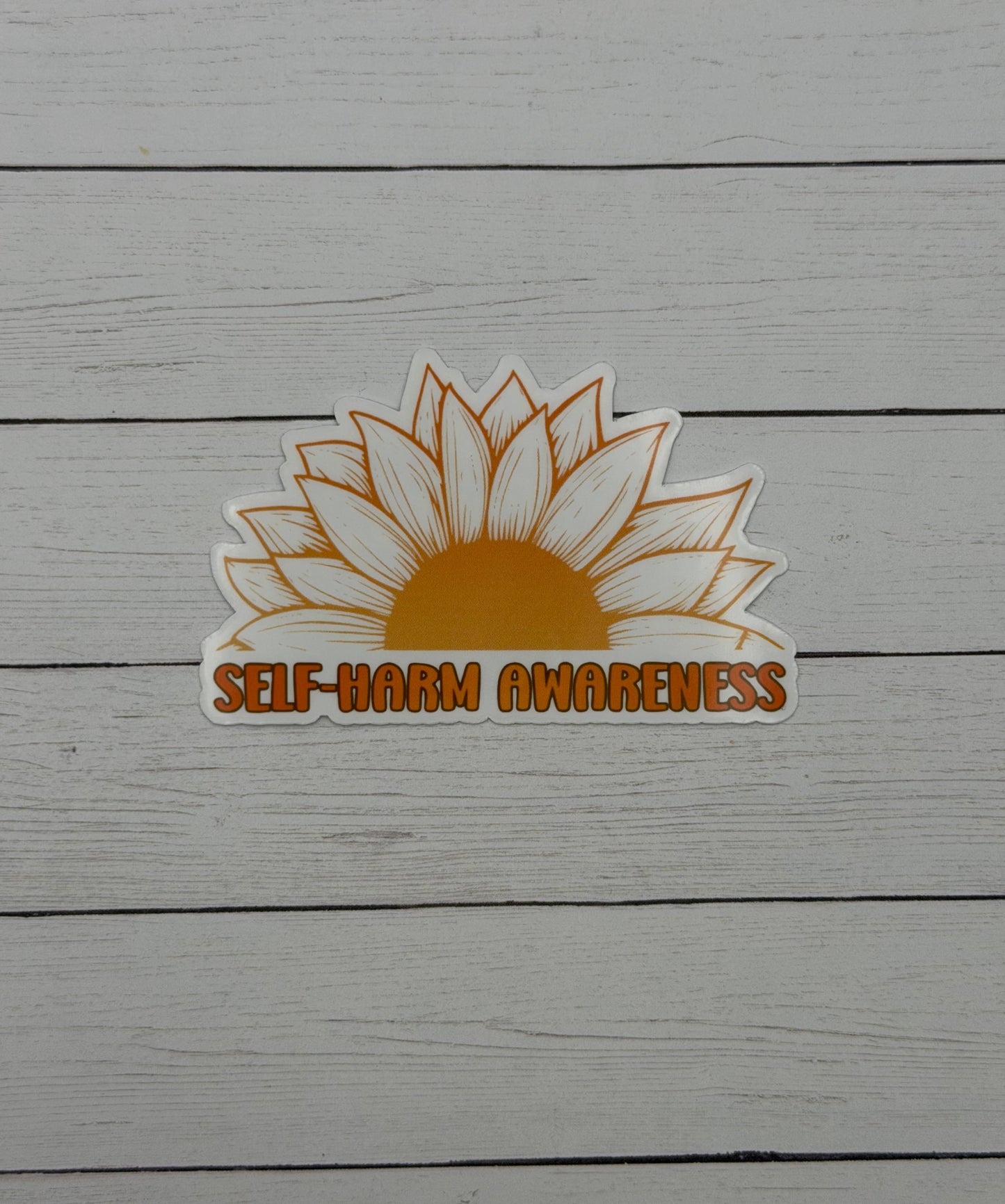 Self-Harm Awareness Sunflower Sticker or Magnet