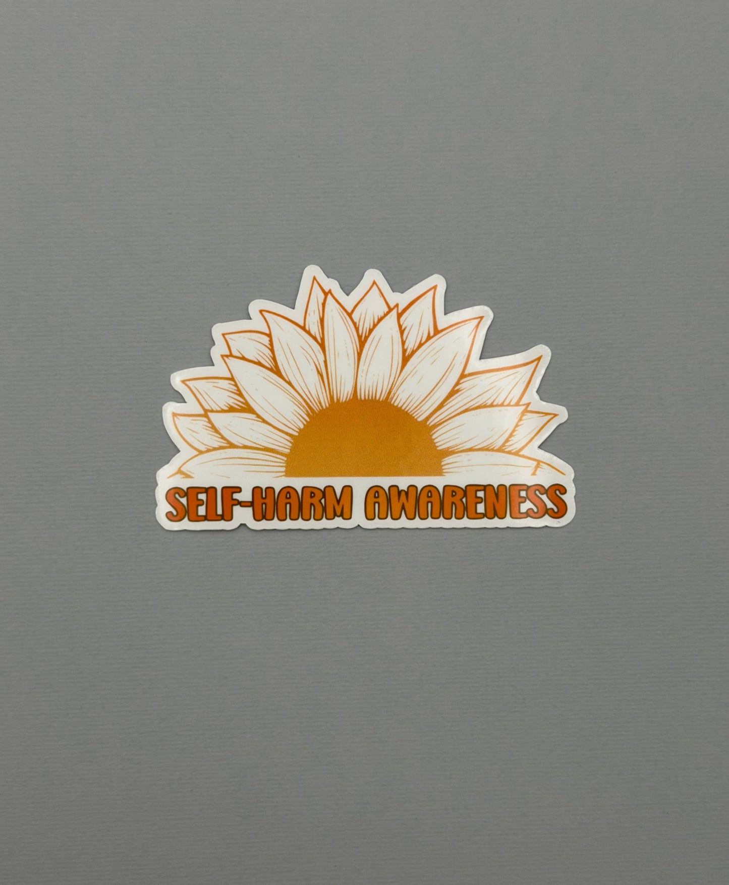 Self-Harm Awareness Sunflower Sticker or Magnet