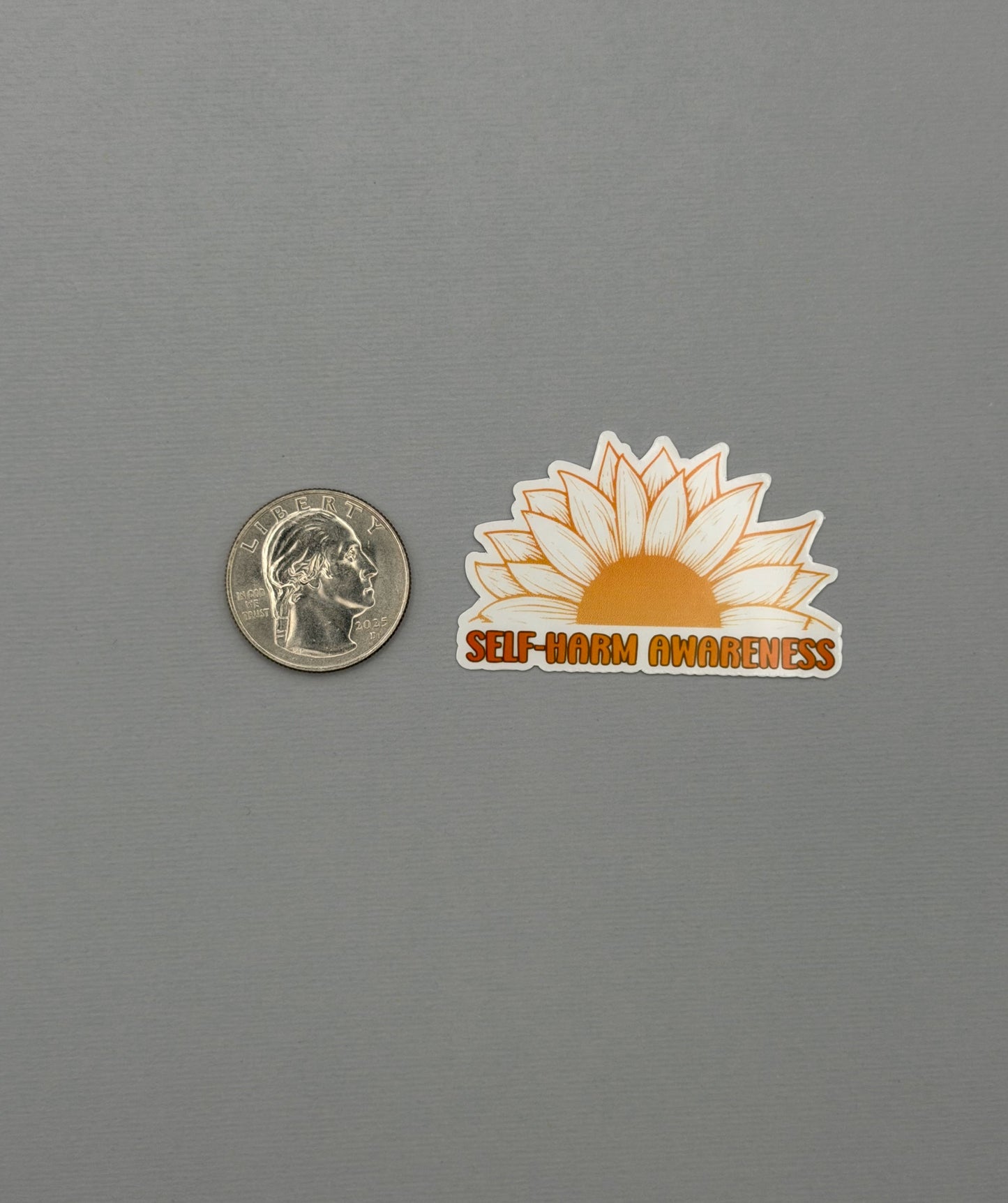 Self-Harm Awareness Sunflower Sticker or Magnet
