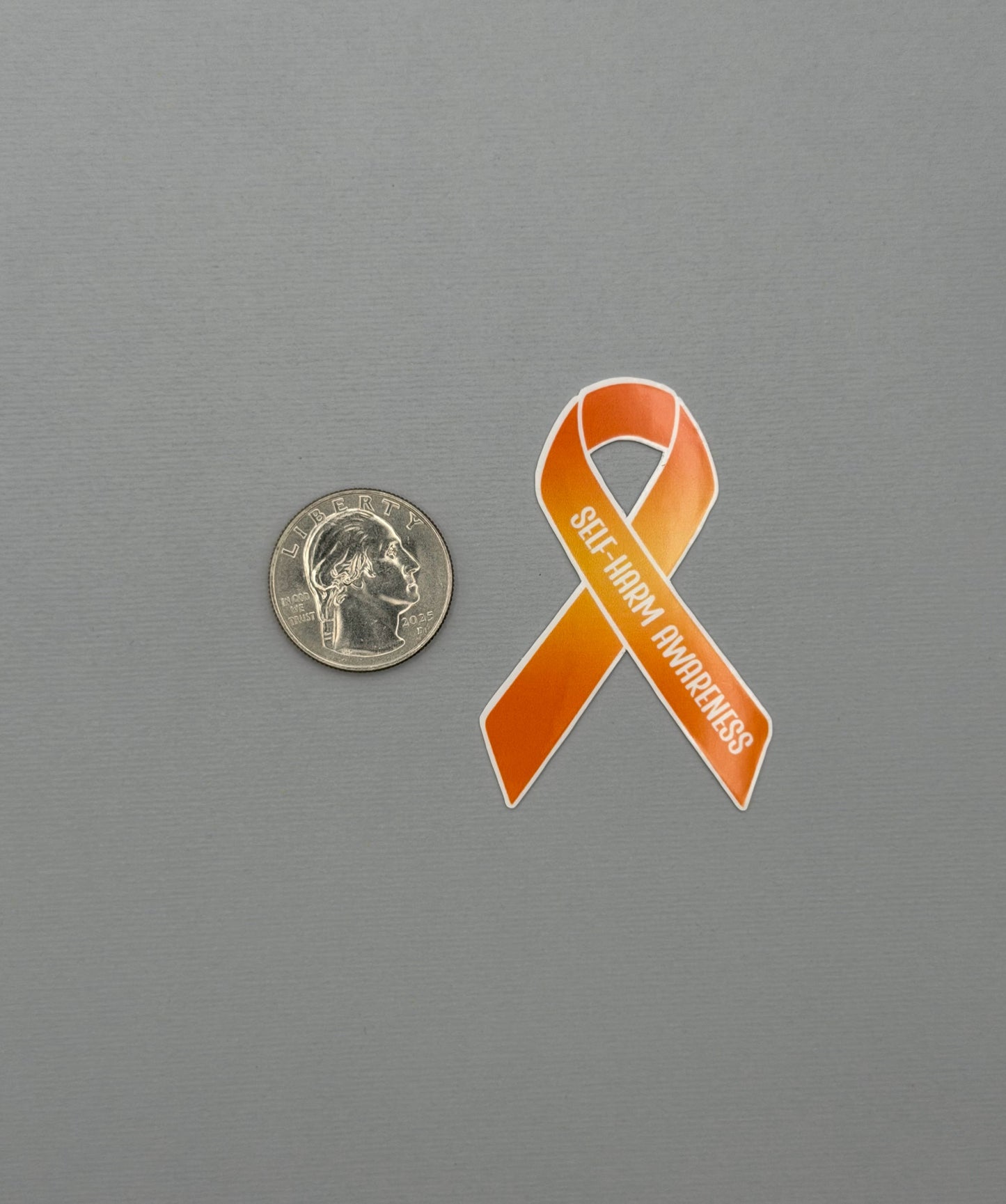 Self-Harm Awareness Ribbon Sticker or Magnet