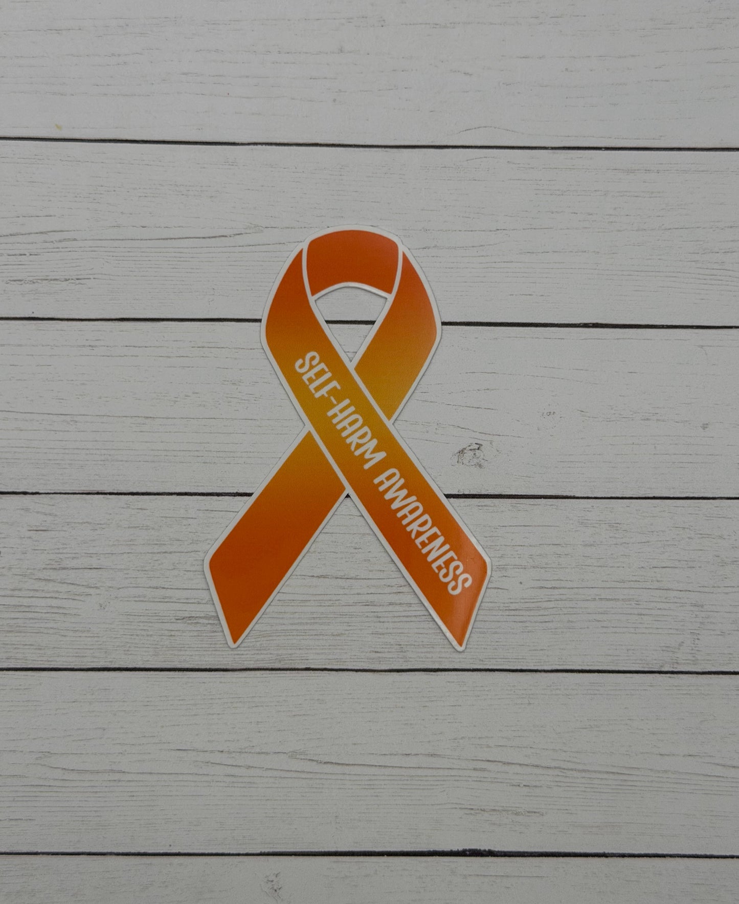 Self-Harm Awareness Ribbon Sticker or Magnet