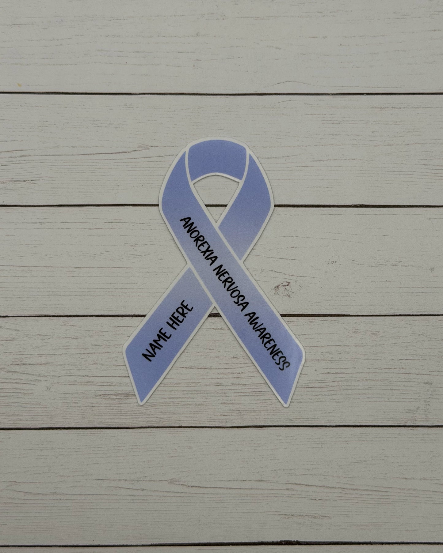 Anorexia Nervosa Awareness Custom Ribbon Sticker or Magnet