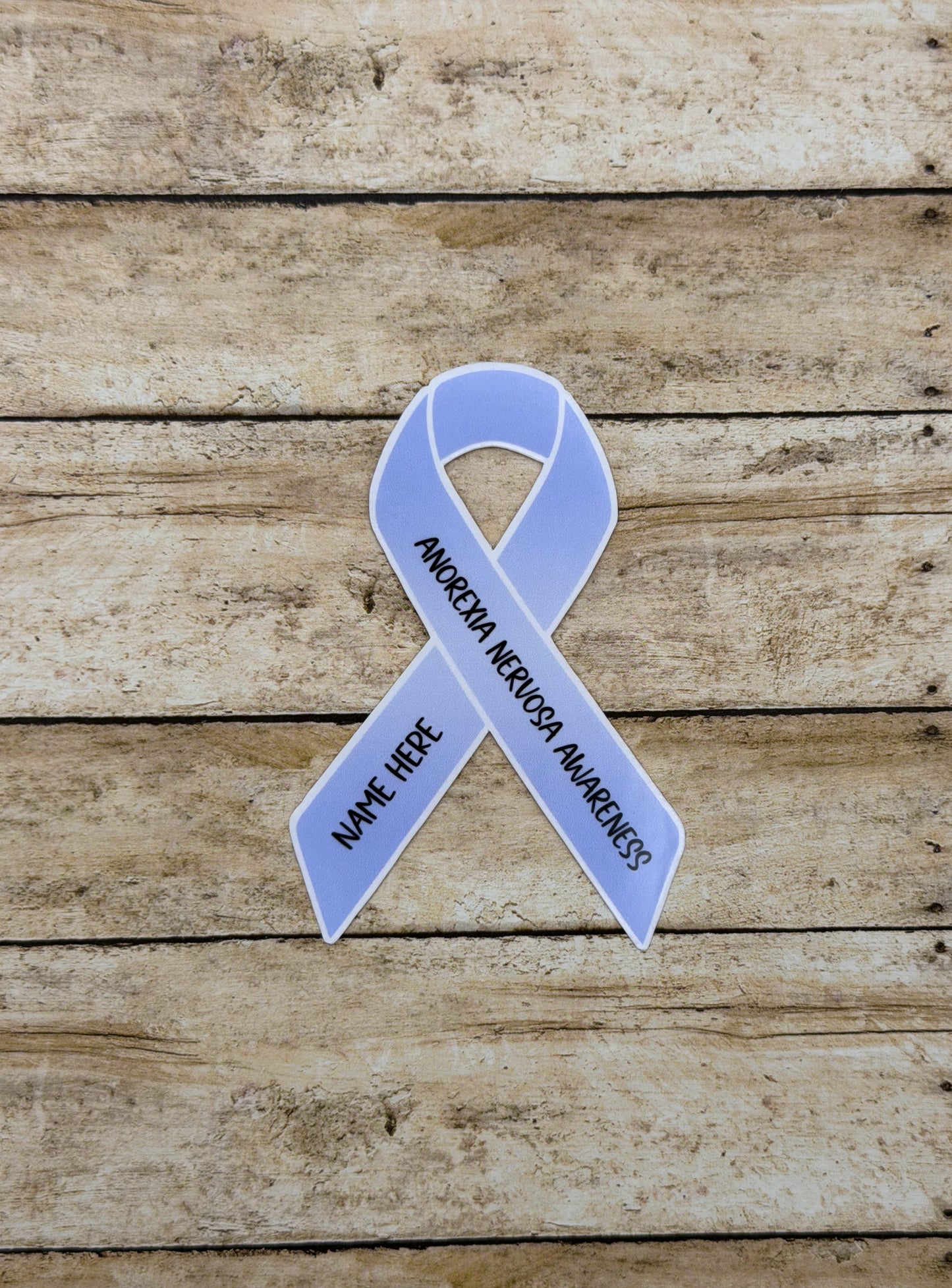 Anorexia Nervosa Awareness Custom Ribbon Sticker or Magnet