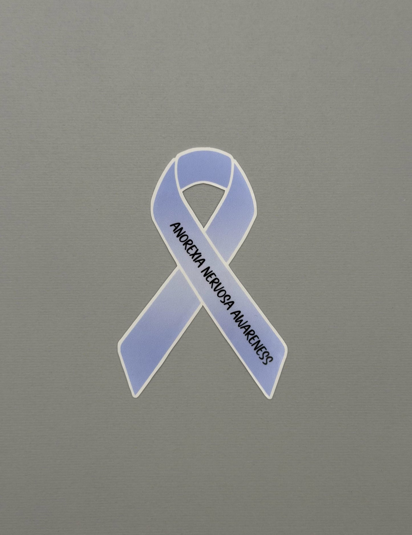 Anorexia Nervosa Awareness Ribbon Sticker or Magnet