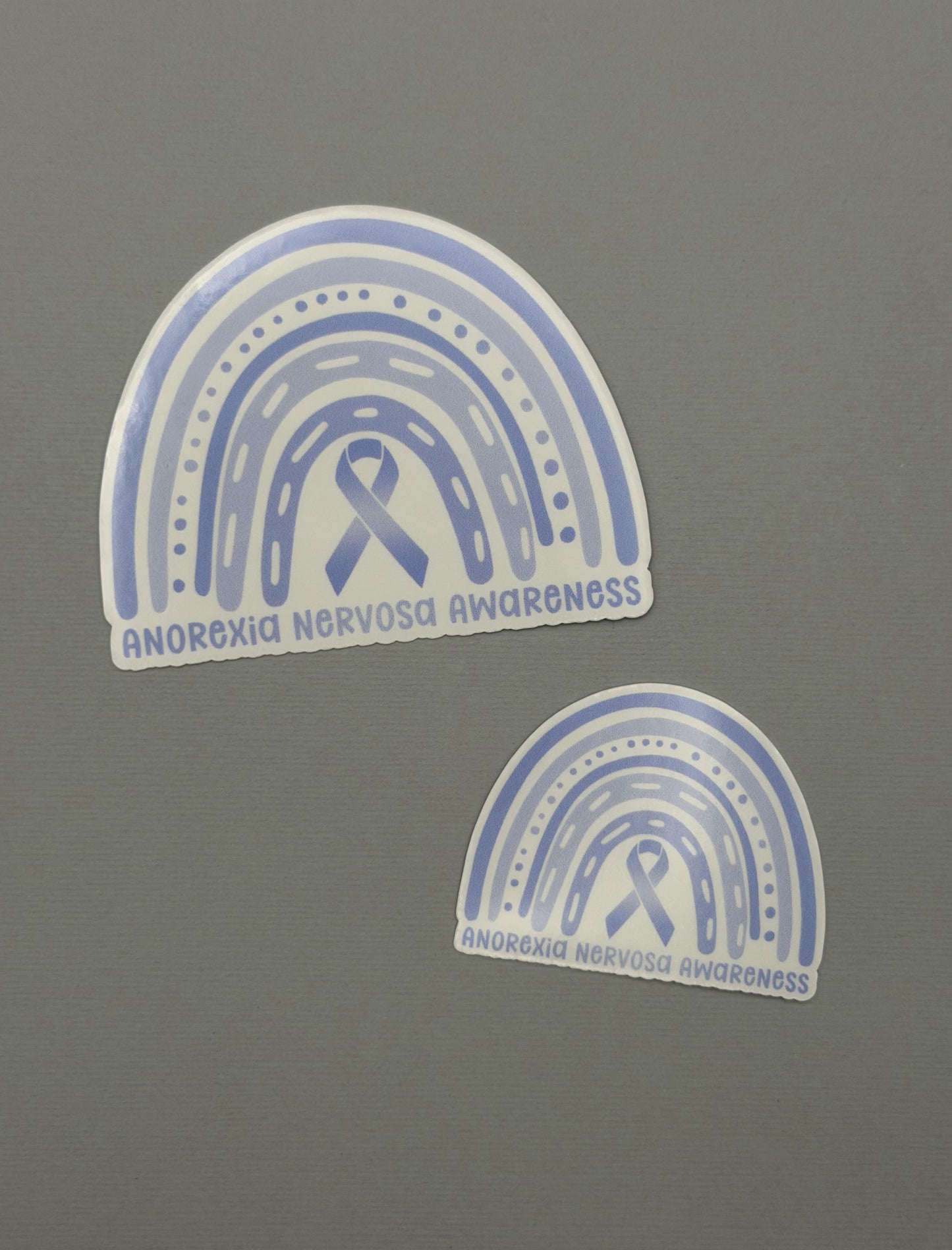Anorexia Nervosa Awareness Rainbow Sticker or Magnet