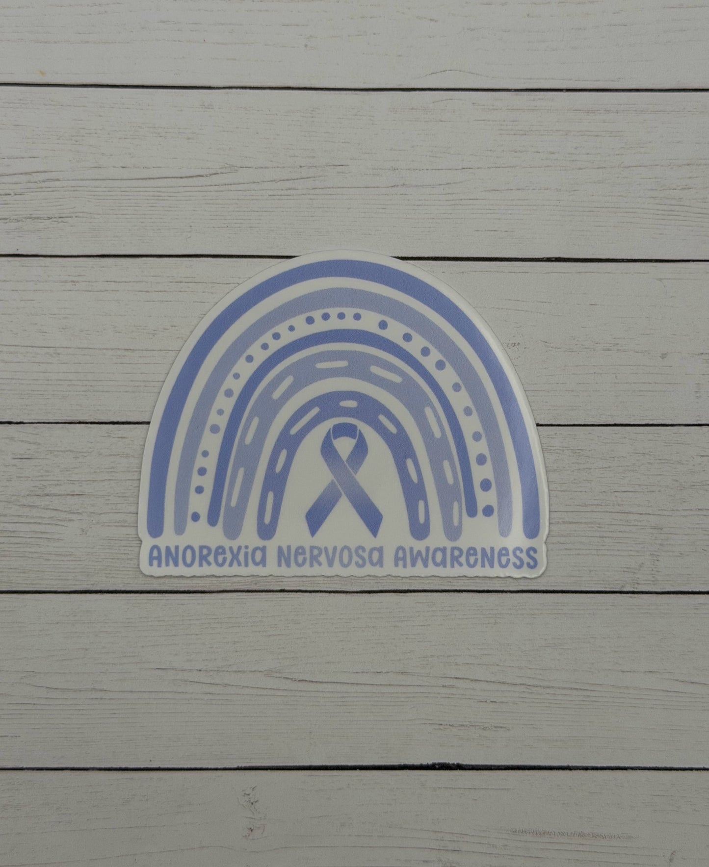 Anorexia Nervosa Awareness Rainbow Sticker or Magnet
