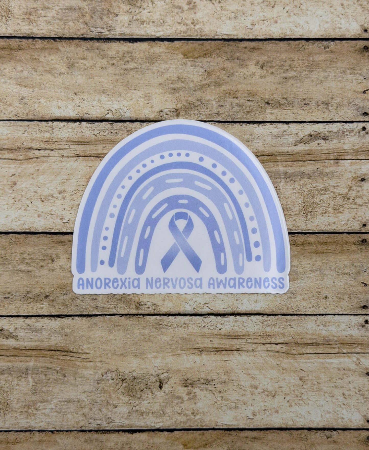 Anorexia Nervosa Awareness Rainbow Sticker or Magnet