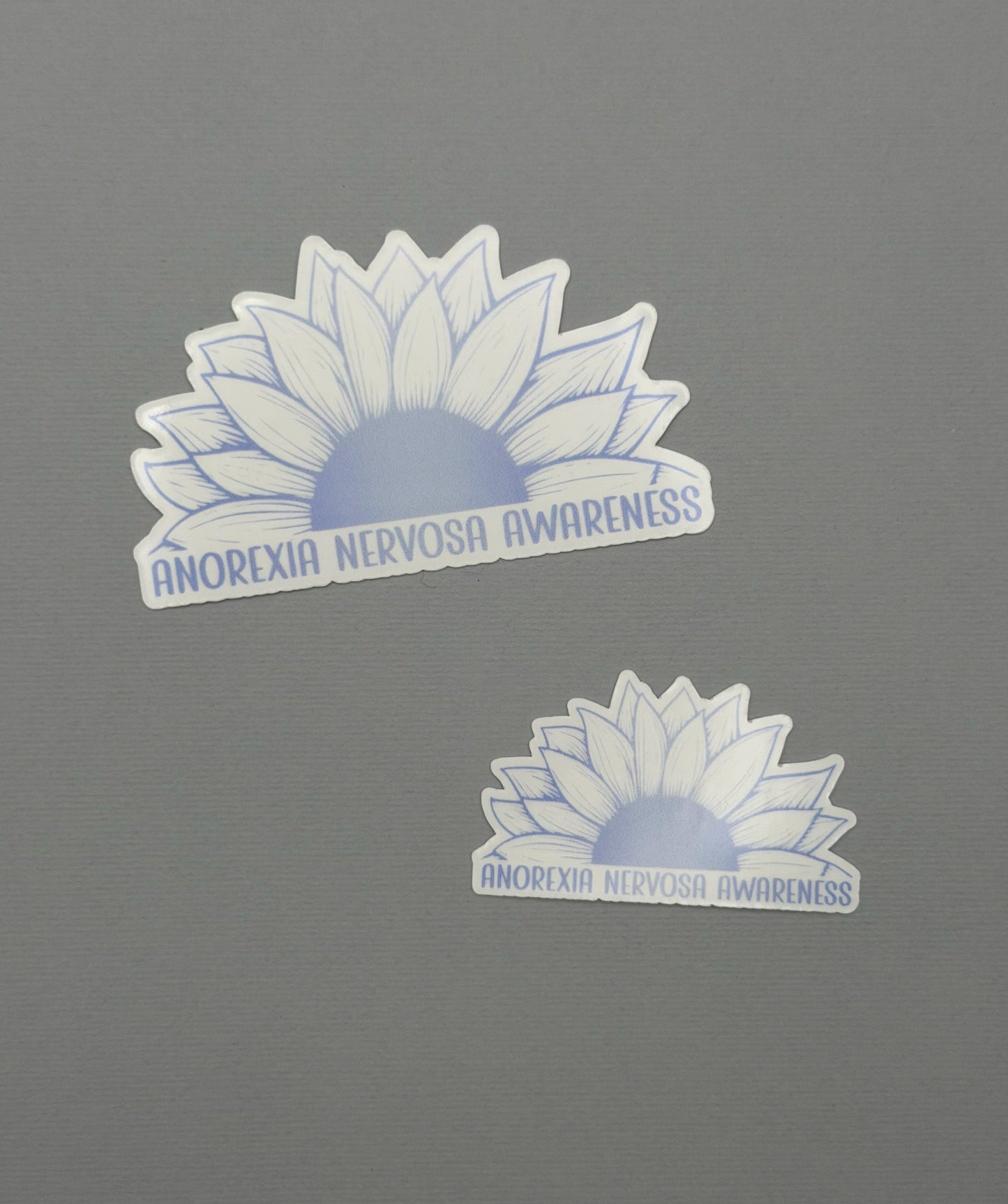 Anorexia Nervosa Awareness Sunflower Sticker or Magnet