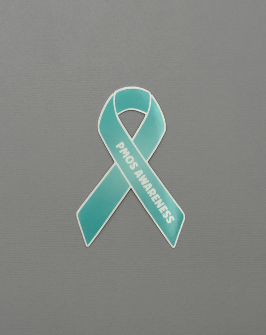 PMOS Awareness Ribbon Sticker or Magnet | Polyendocrine Metabolic Ovarian Syndrome