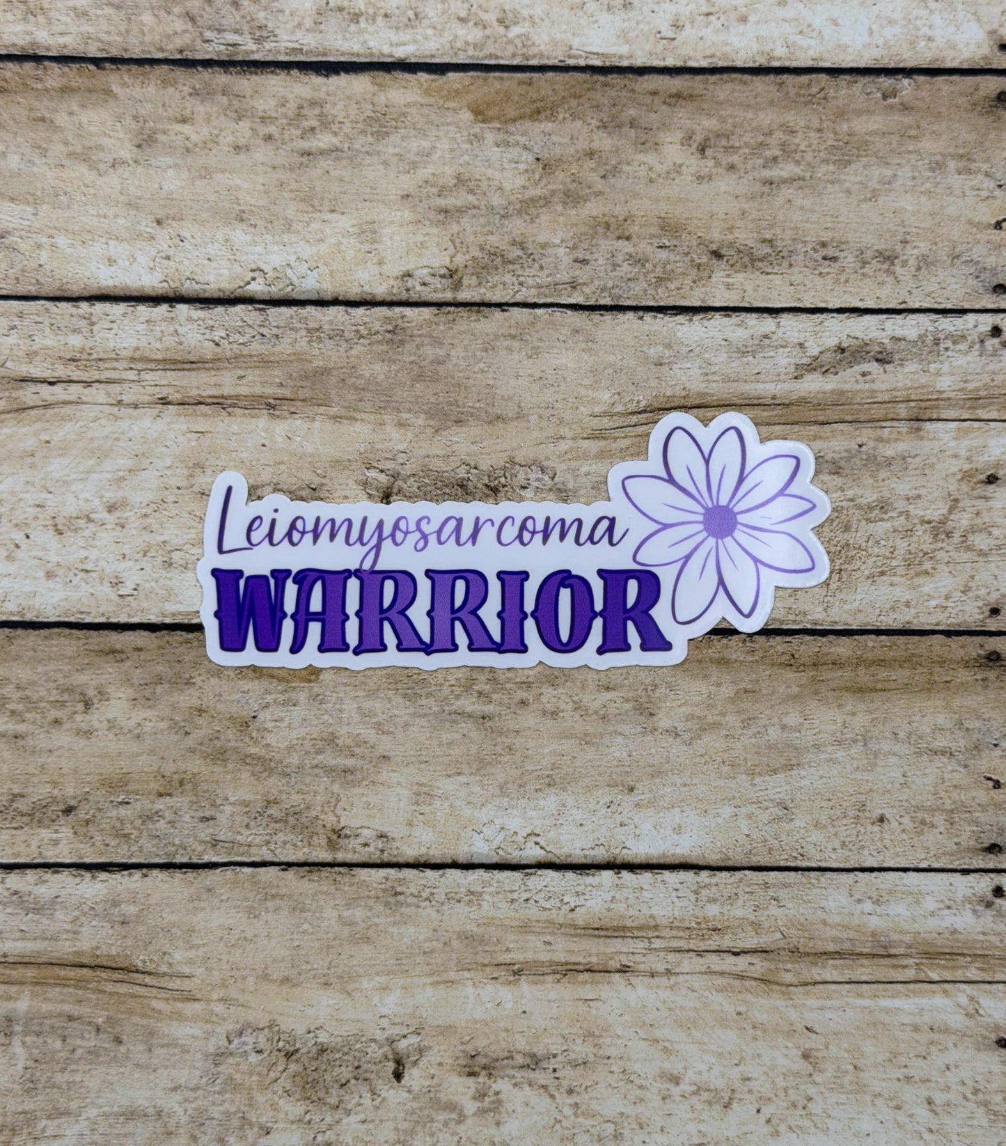 Leiomyosarcoma Warrior Flower Sticker or Magnet