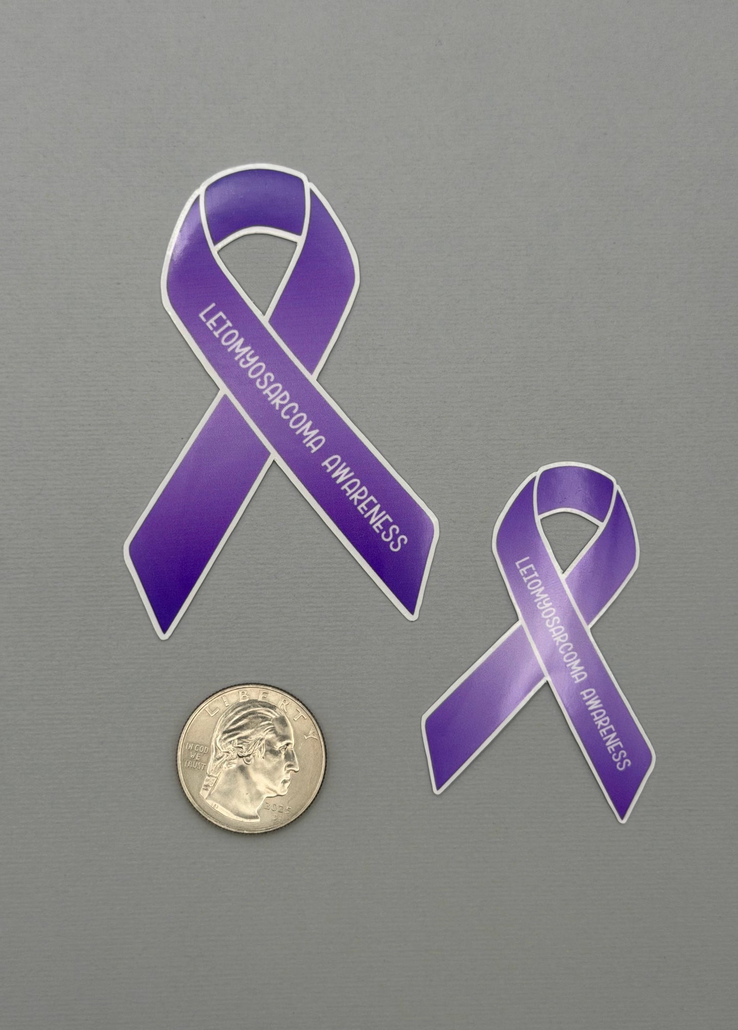 Leiomyosarcoma Awareness Ribbon Sticker or Magnet