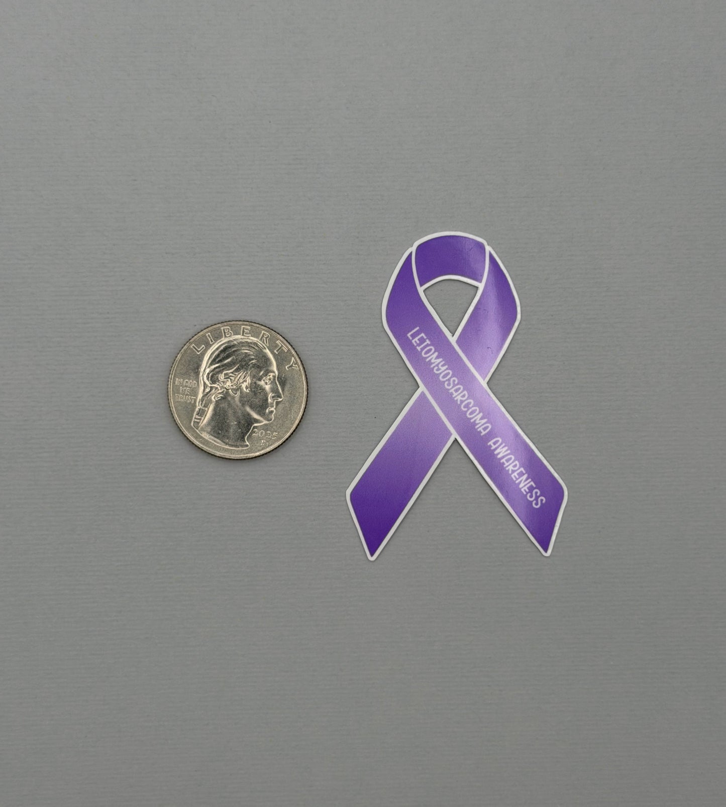 Leiomyosarcoma Awareness Ribbon Sticker or Magnet