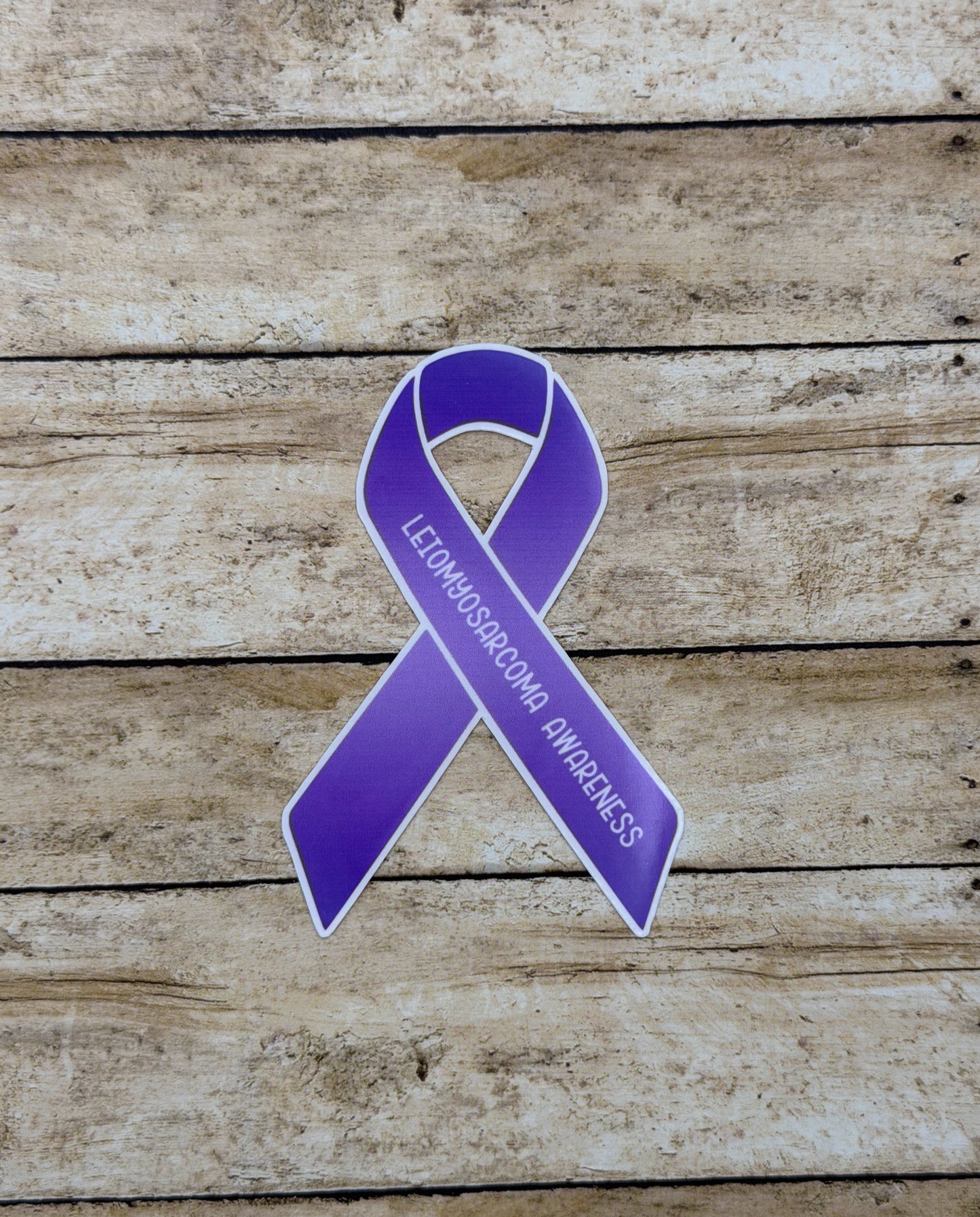 Leiomyosarcoma Awareness Ribbon Sticker or Magnet