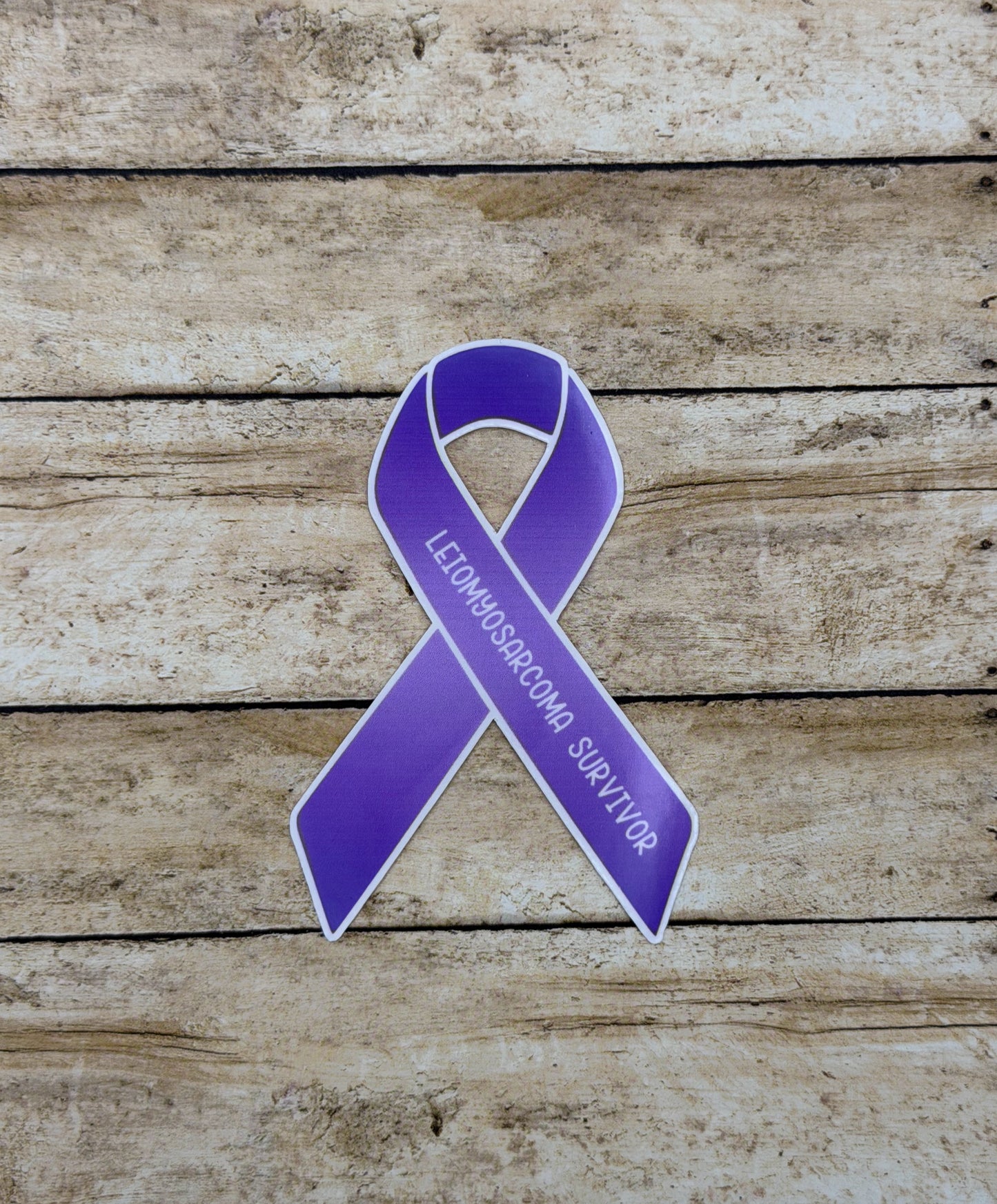 Leiomyosarcoma Survivor Ribbon Sticker or Magnet