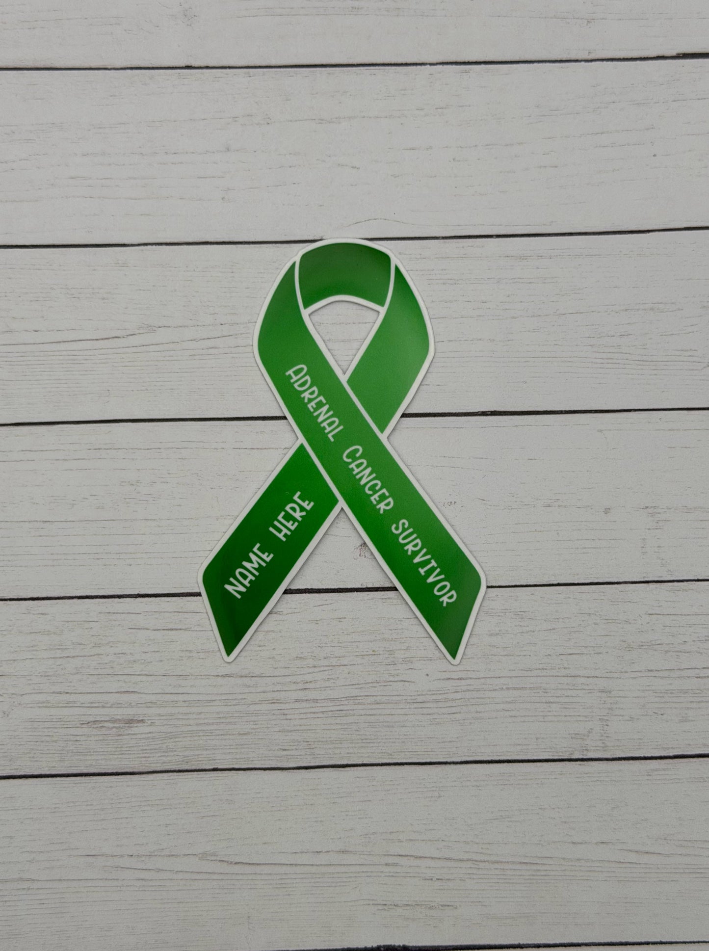 Adrenal Cancer Survivor Custom Ribbon Sticker