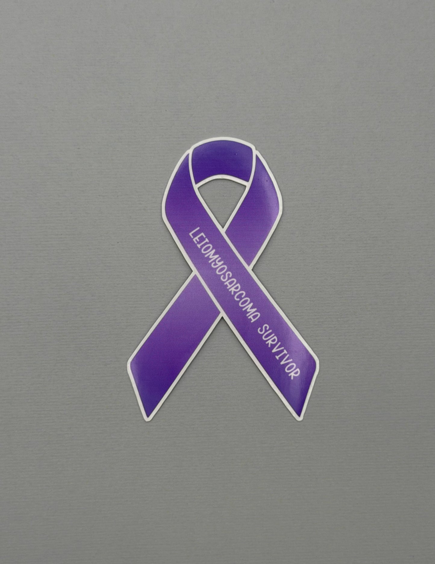 Leiomyosarcoma Survivor Ribbon Sticker or Magnet