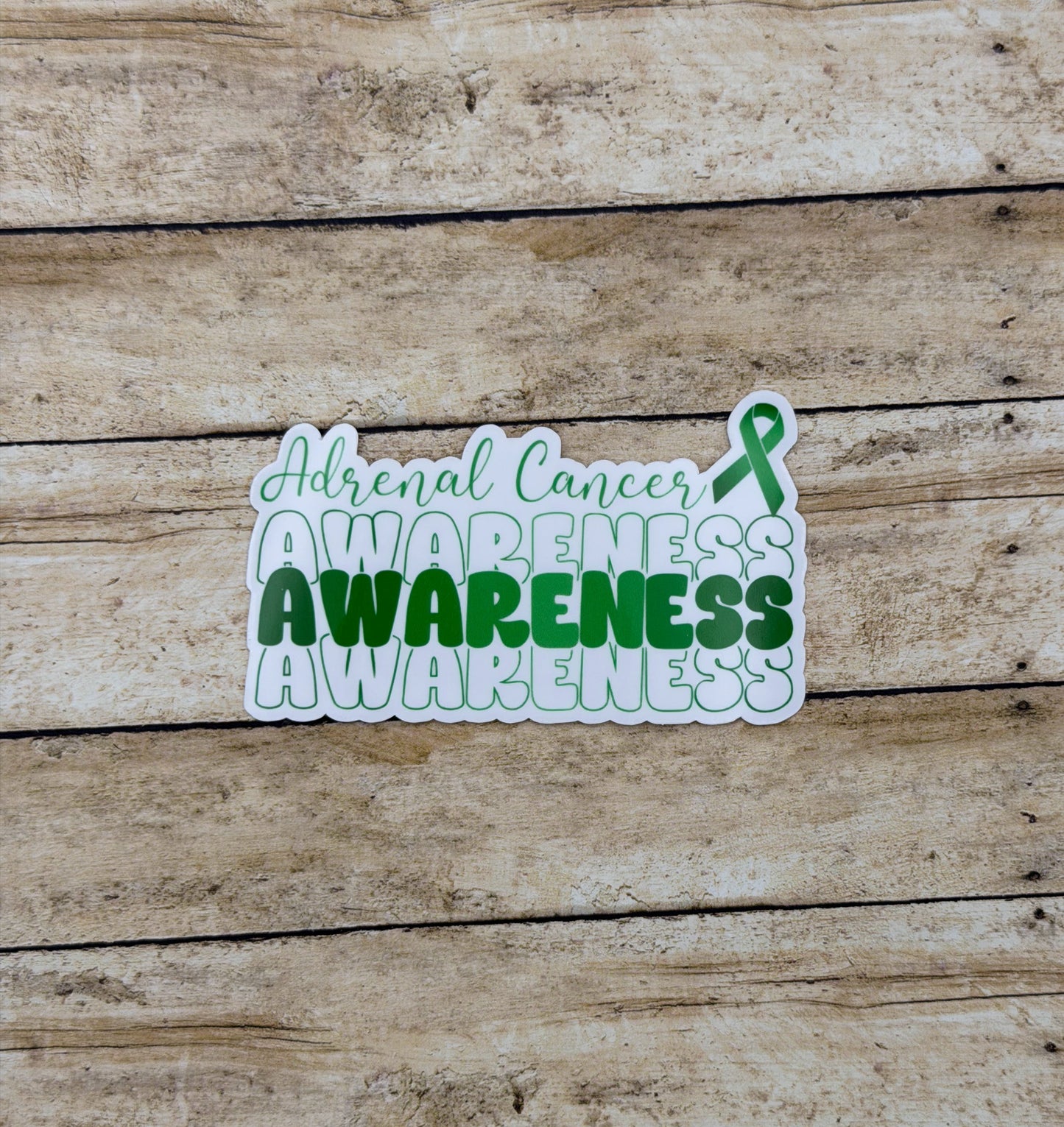 Adrenal Cancer Awareness Sticker