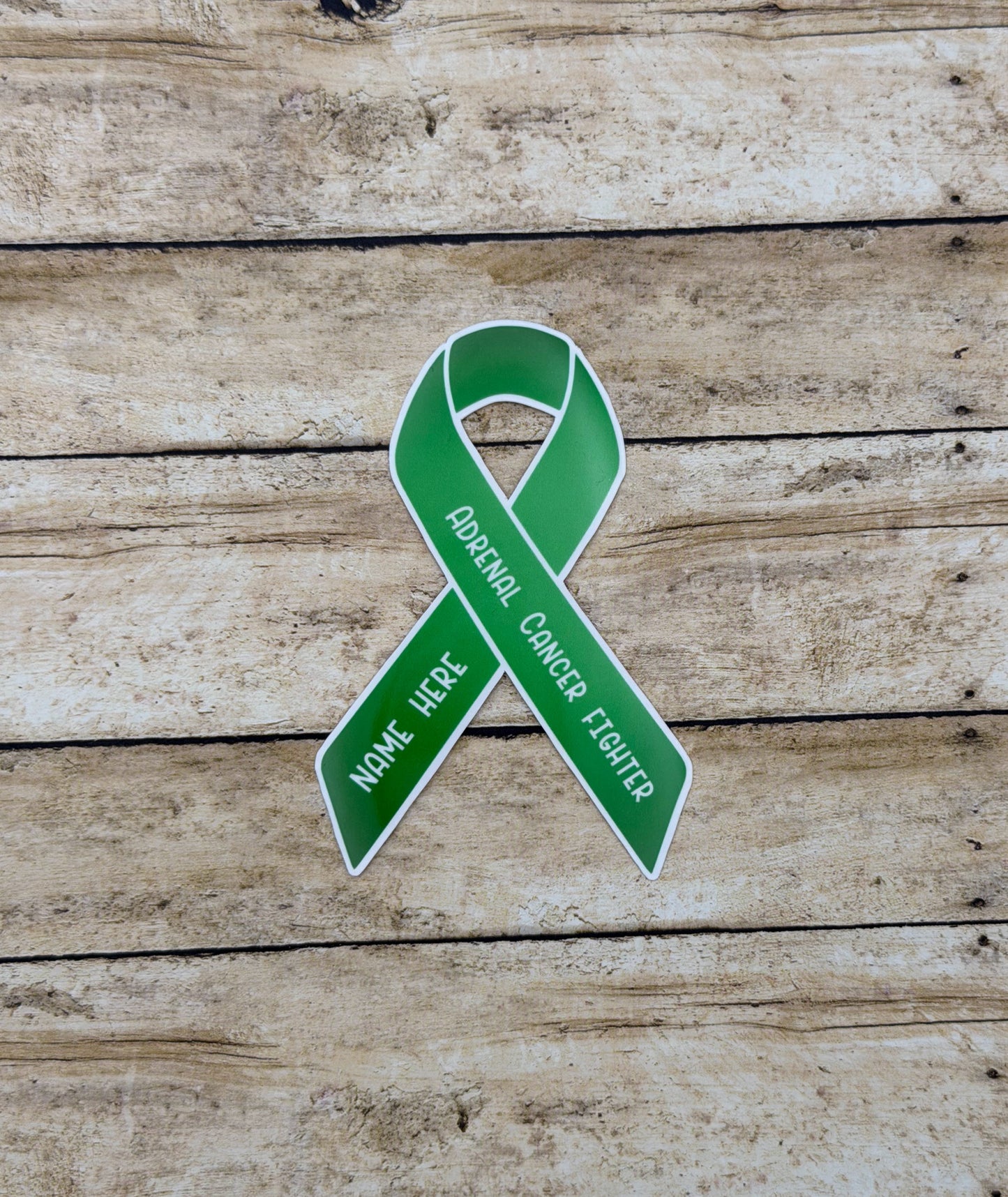 Adrenal Cancer Fighter Custom Ribbon Sticker