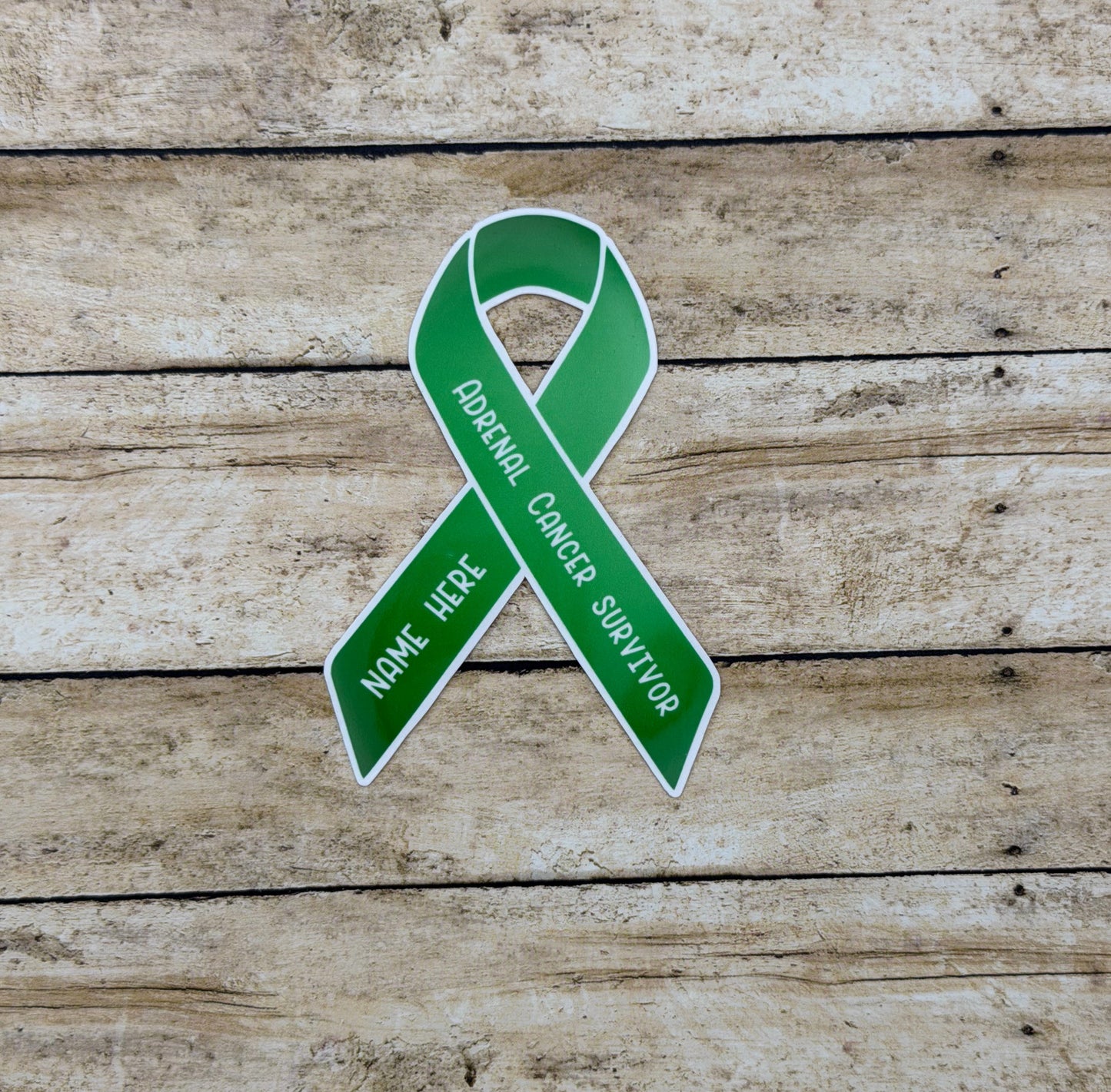 Adrenal Cancer Survivor Custom Ribbon Sticker