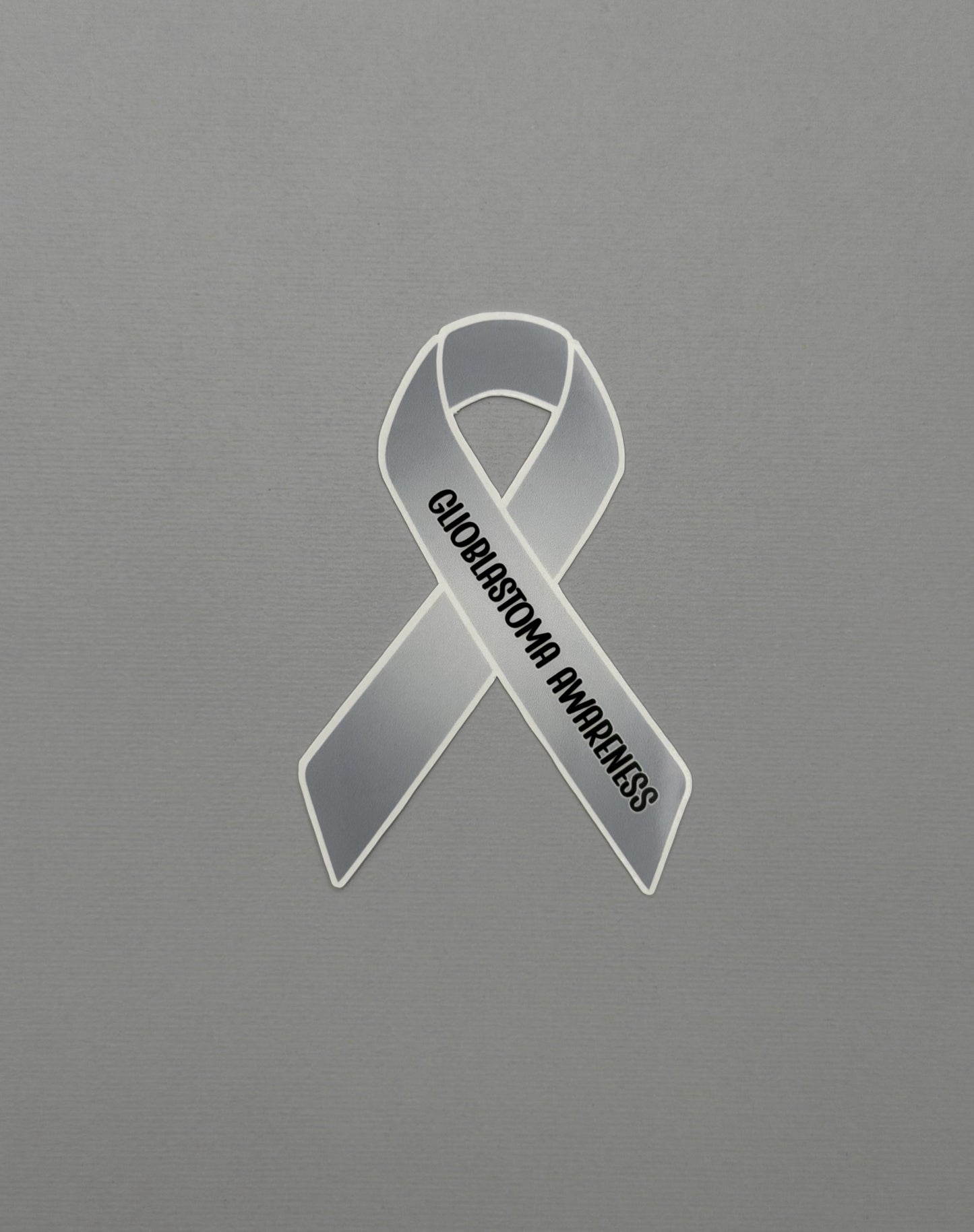 Glioblastoma Awareness Ribbon Sticker or Magnet