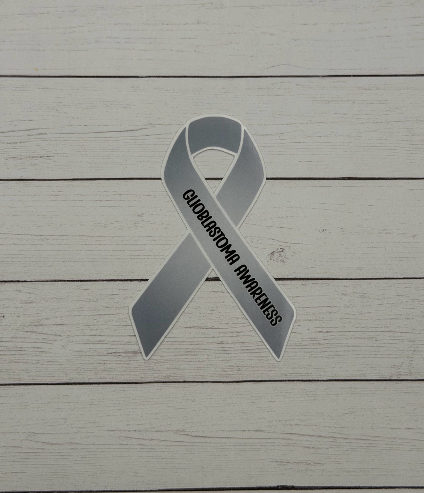 Glioblastoma Awareness Ribbon Sticker or Magnet