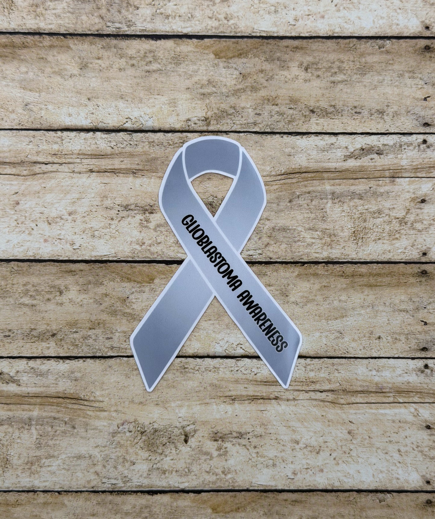 Glioblastoma Awareness Ribbon Sticker or Magnet