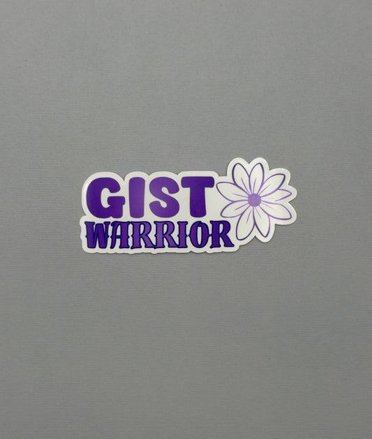GIST Warrior Flower Sticker or Magnet | Gastrointestinal Stromal Tumor