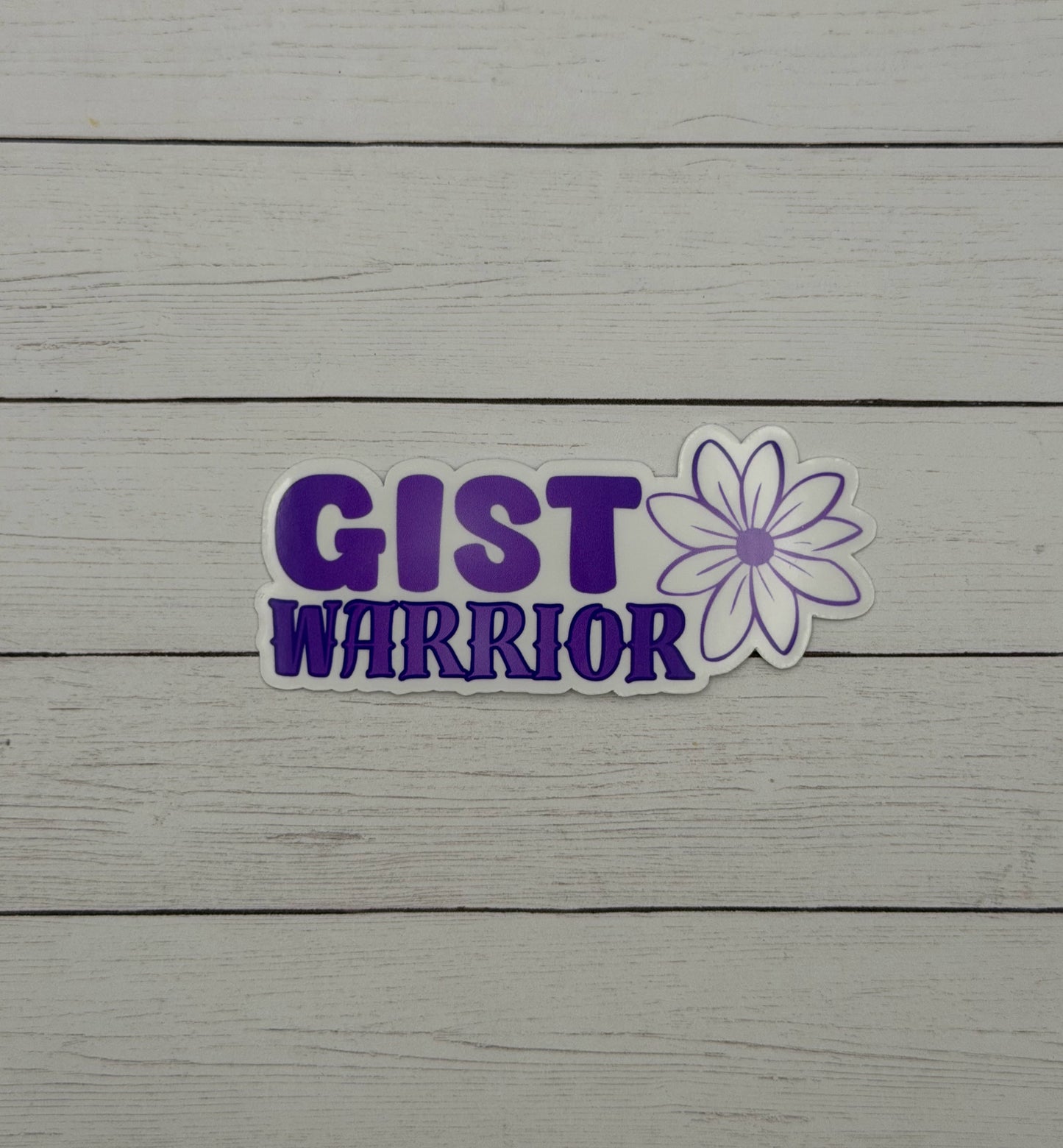 GIST Warrior Flower Sticker or Magnet | Gastrointestinal Stromal Tumor