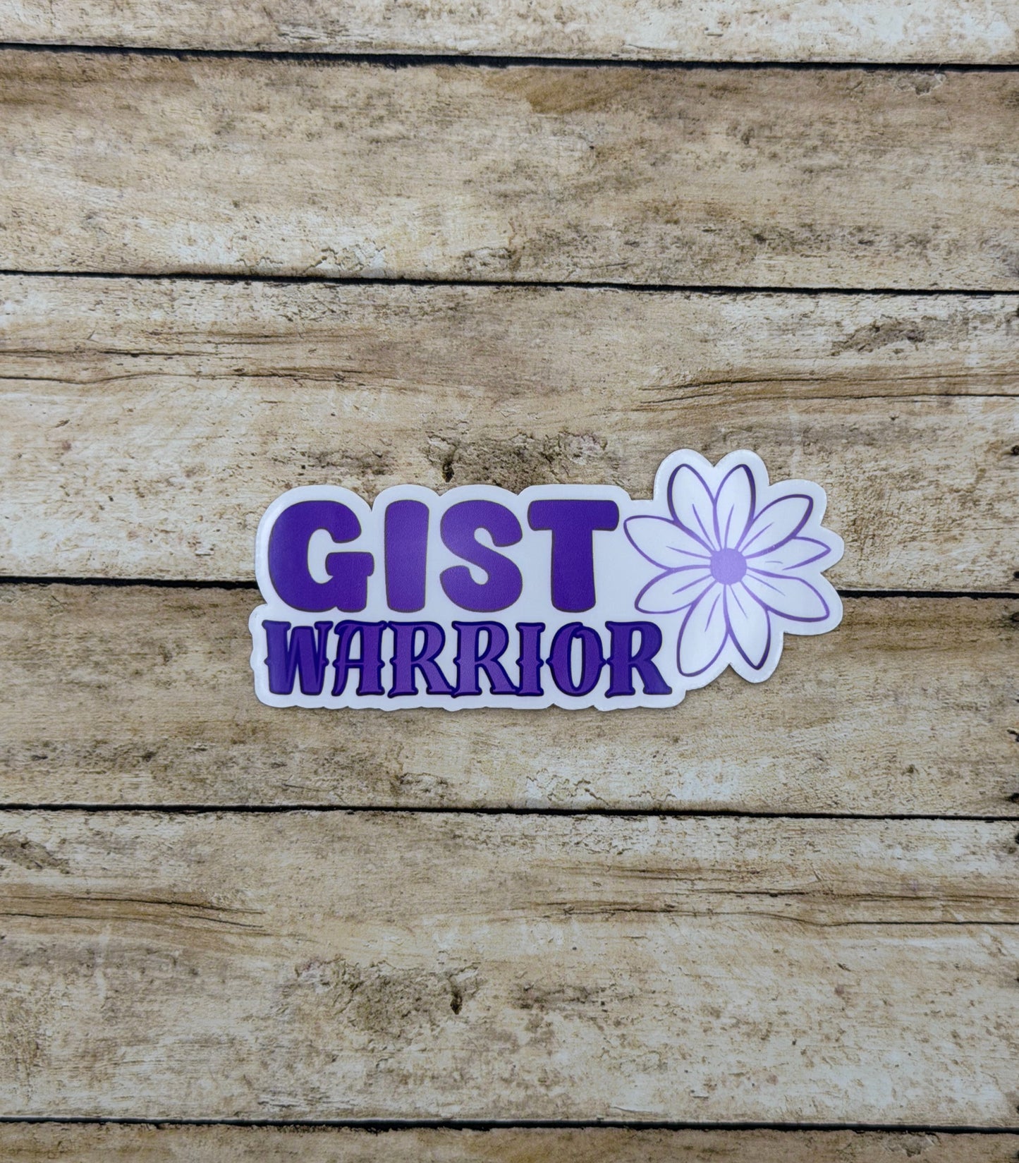 GIST Warrior Flower Sticker or Magnet | Gastrointestinal Stromal Tumor