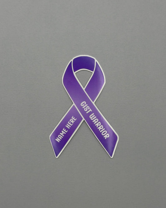 GIST Warrior Custom Ribbon Sticker or Magnet | Gastrointestinal Stromal Tumor