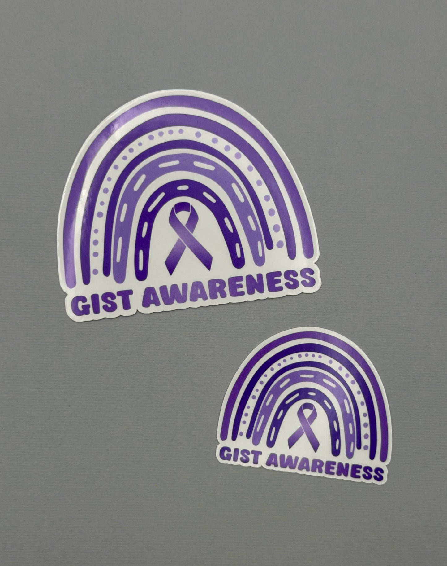 GIST Awareness Rainbow Sticker or Magnet | Gastrointestinal Stromal Tumor