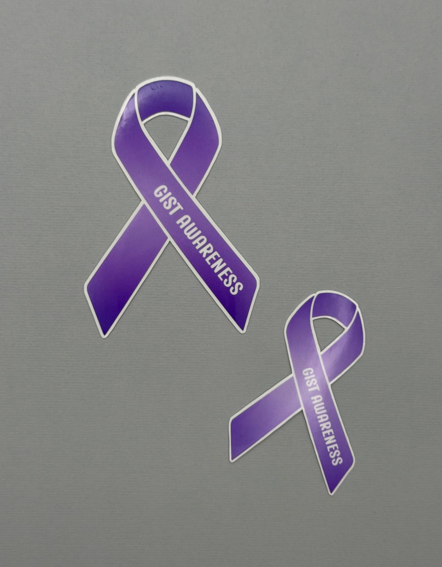 GIST Awareness Ribbon Sticker or Magnet | Gastrointestinal Stromal Tumor