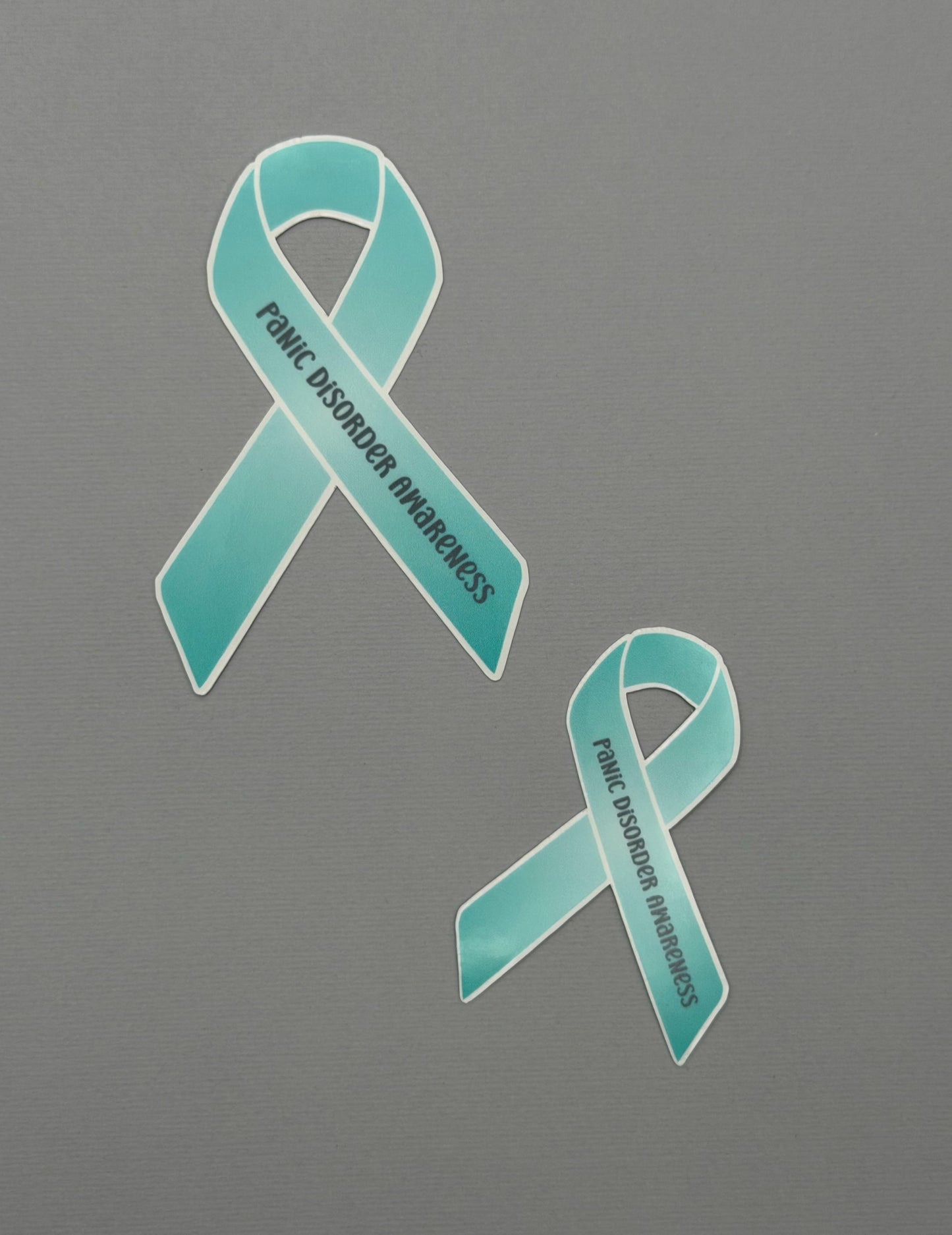 Panic Disorder Awareness Ribbon Sticker or Magnet