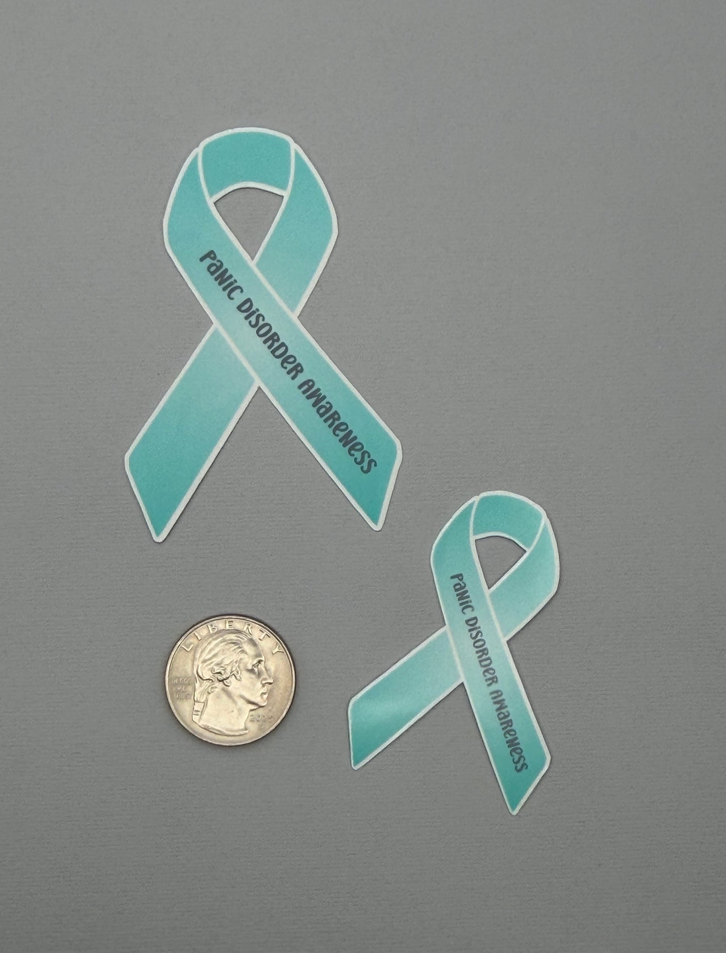 Panic Disorder Awareness Ribbon Sticker or Magnet