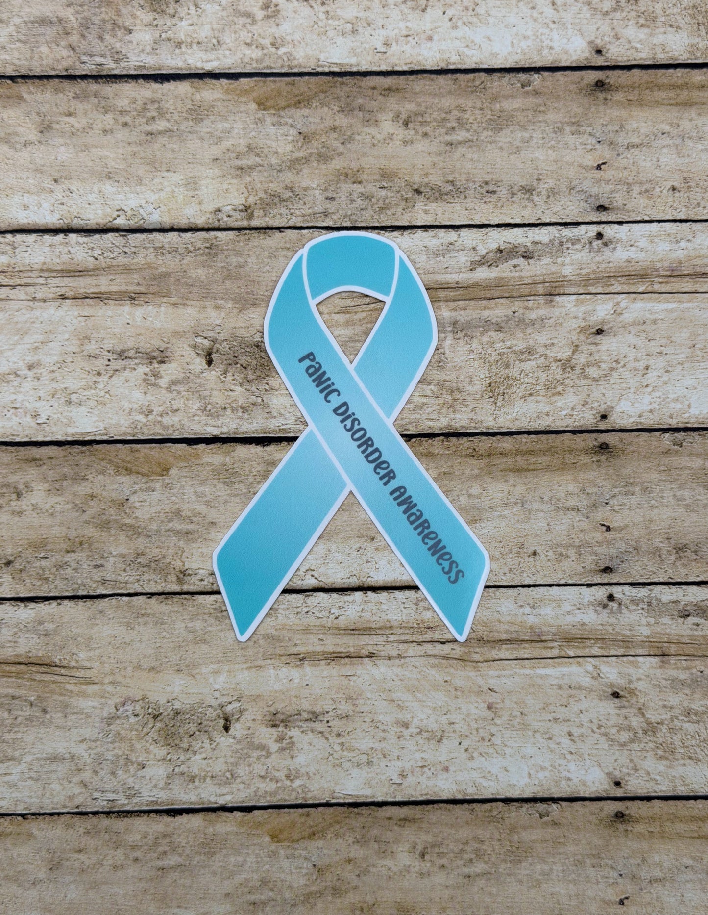 Panic Disorder Awareness Ribbon Sticker or Magnet