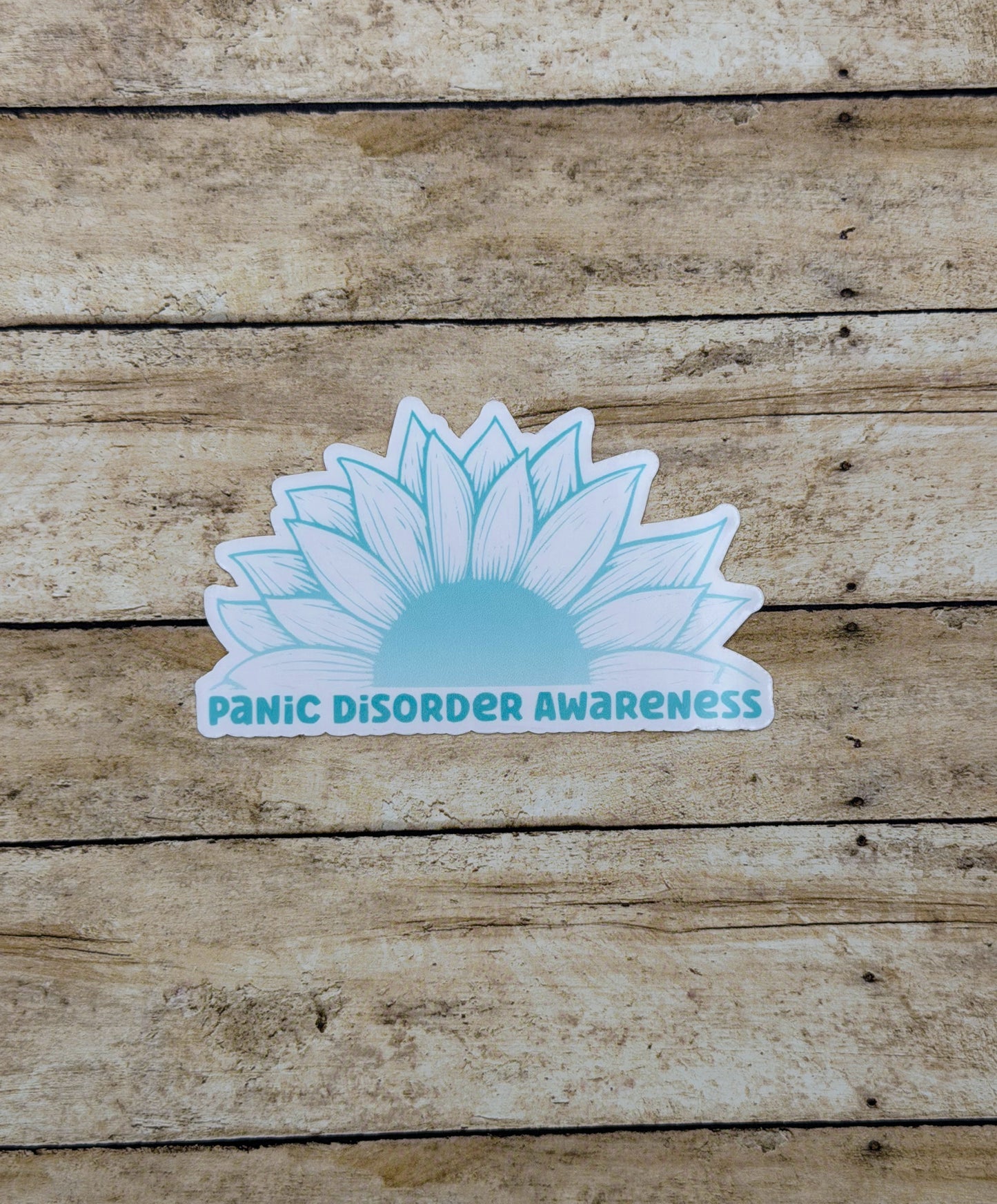 Panic Disorder Awareness Sunflower Sticker or Magnet