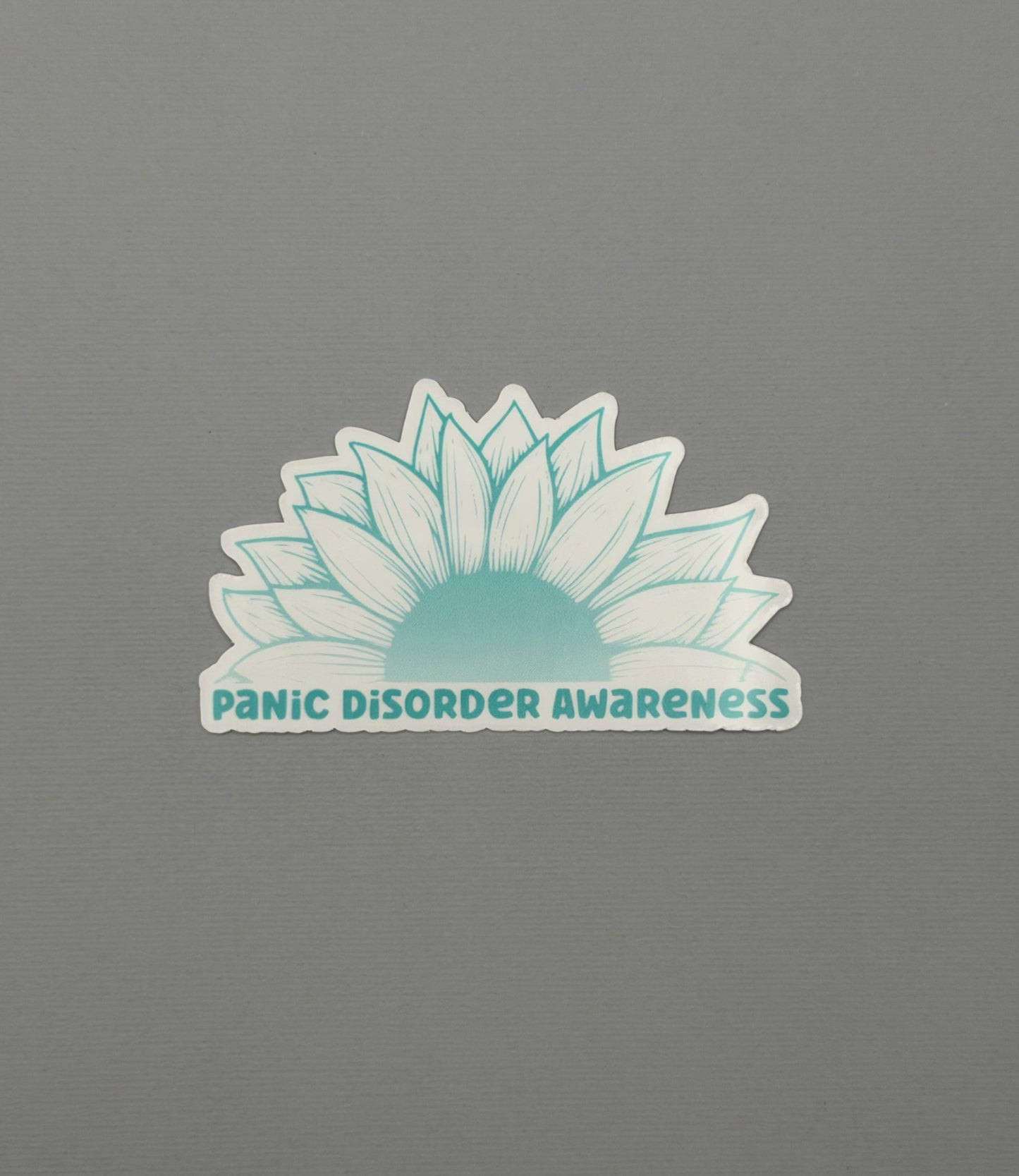 Panic Disorder Awareness Sunflower Sticker or Magnet