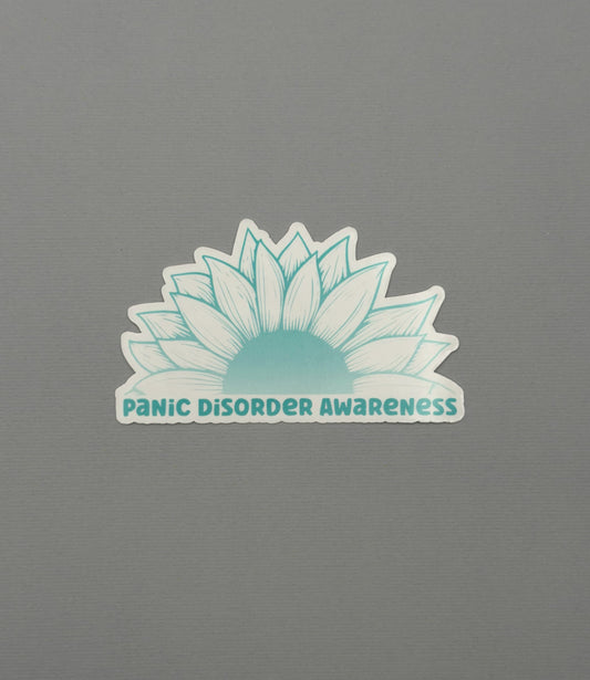 Panic Disorder Awareness Sunflower Sticker or Magnet
